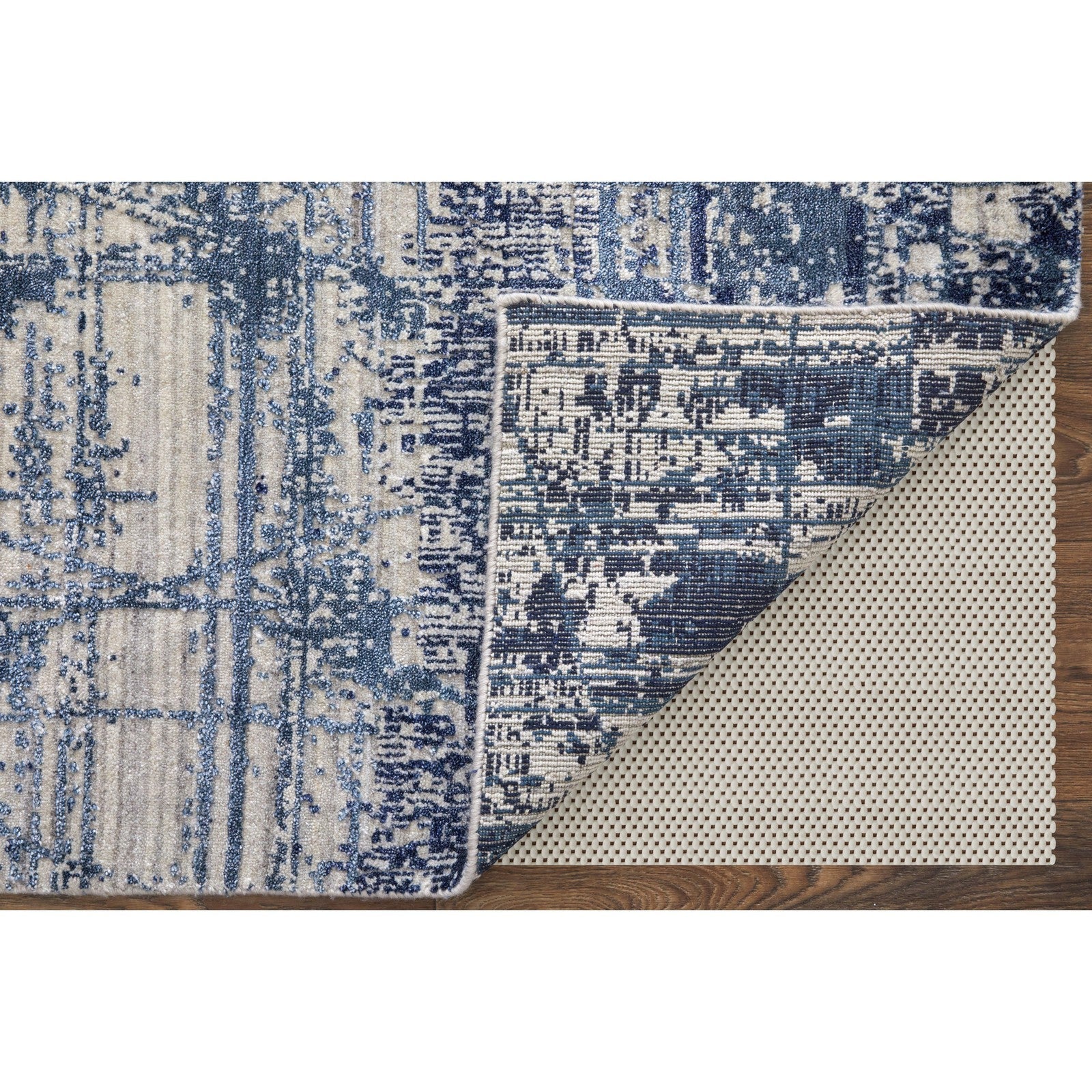 Feizy Eastfield 69AEF Modern Abstract in Blue/Ivory - Image 6