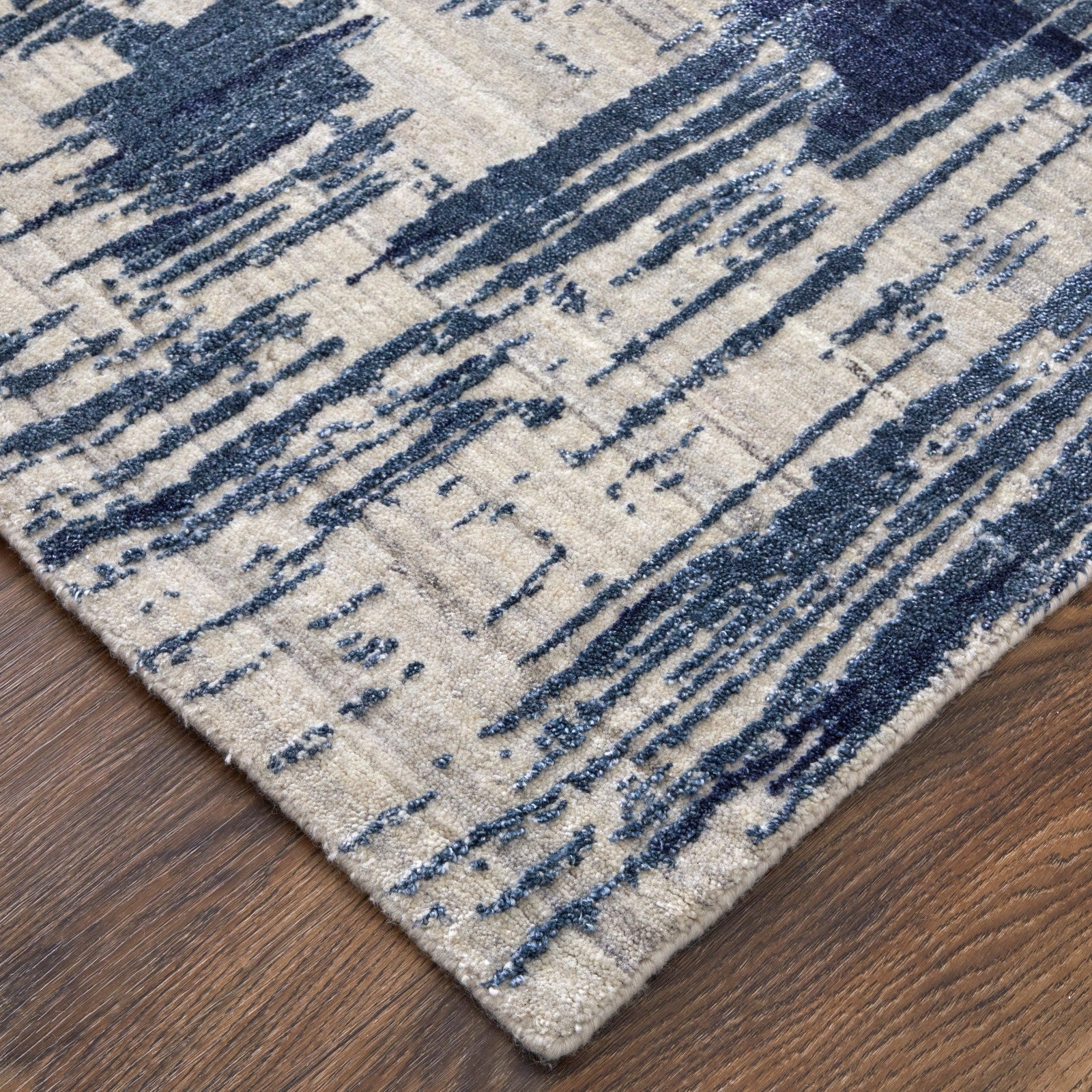 Feizy Eastfield 69AGF Modern Abstract in Blue/Ivory - Image 5