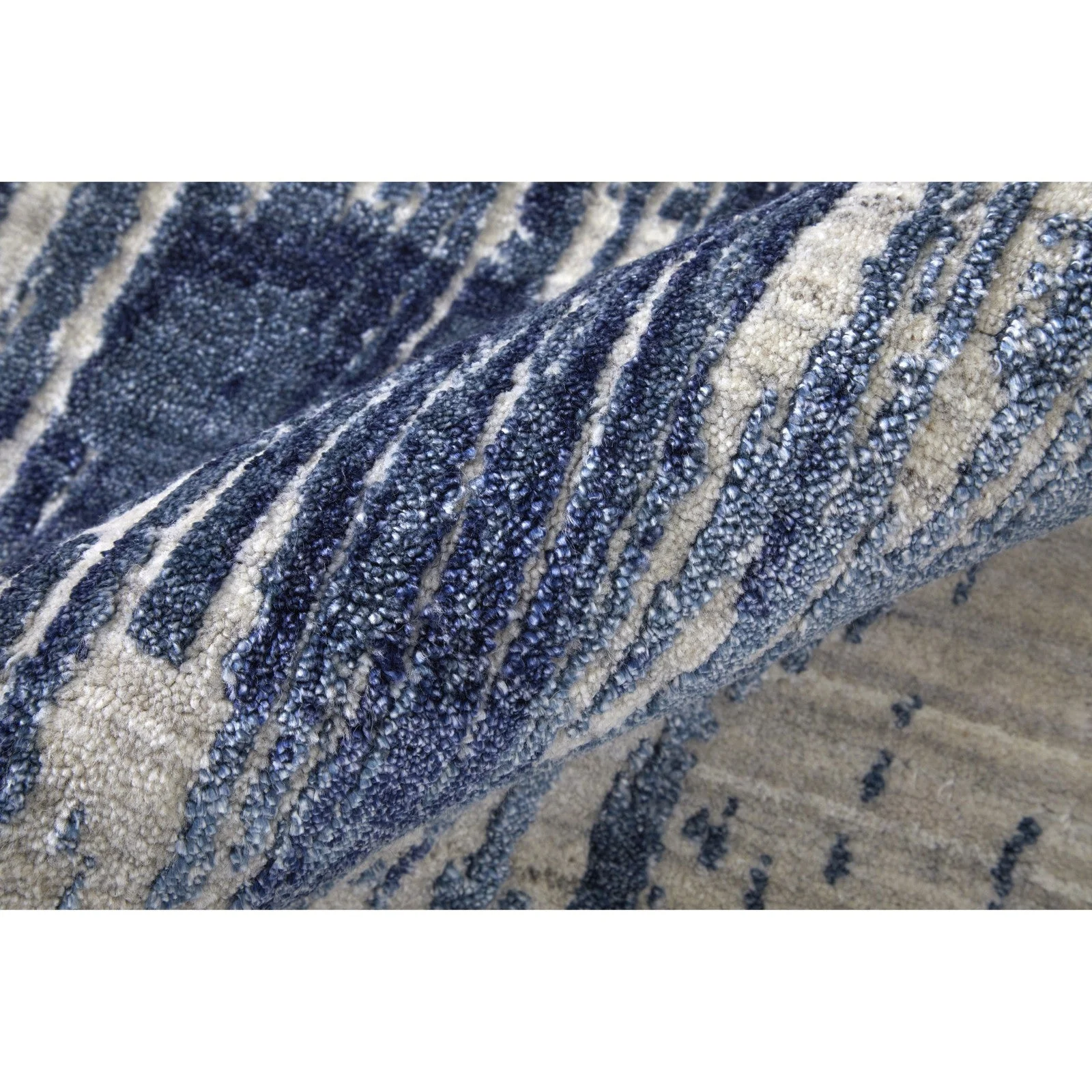Feizy Eastfield 69AGF Modern Abstract in Blue/Ivory - Image 9