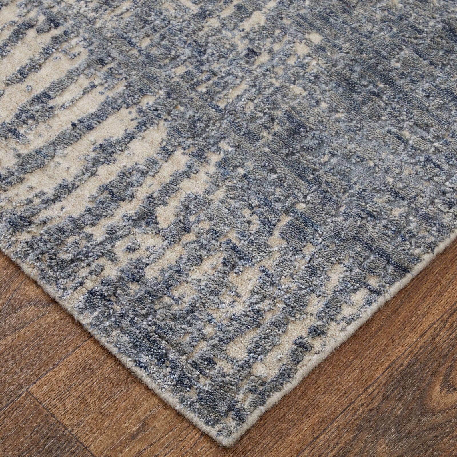 Feizy Eastfield 69AIF Modern Abstract in Blue/Ivory/Gray - Image 5