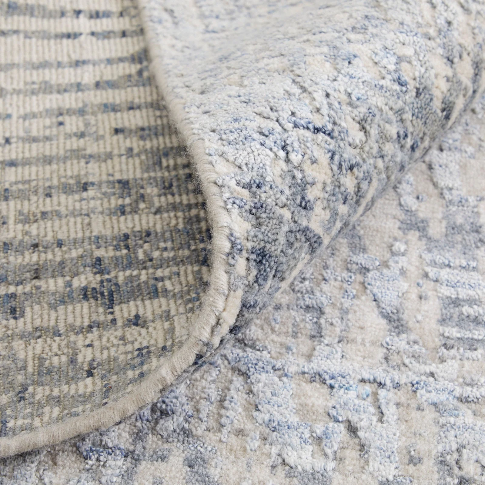 Feizy Eastfield 69AIF Modern Abstract in Blue/Ivory/Gray - Image 7