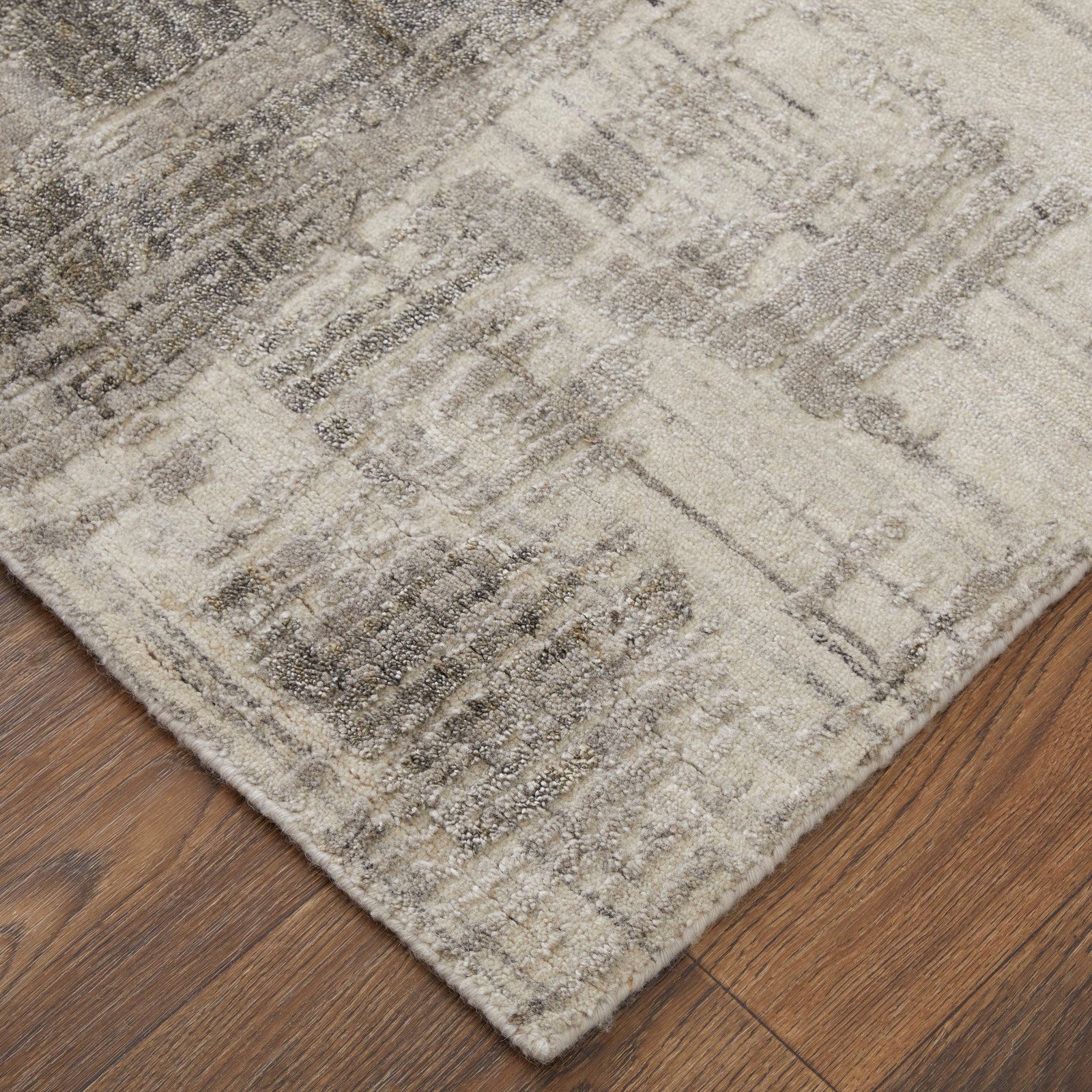 Feizy Eastfield 69AKF Modern Abstract in Gray/Ivory - Image 5