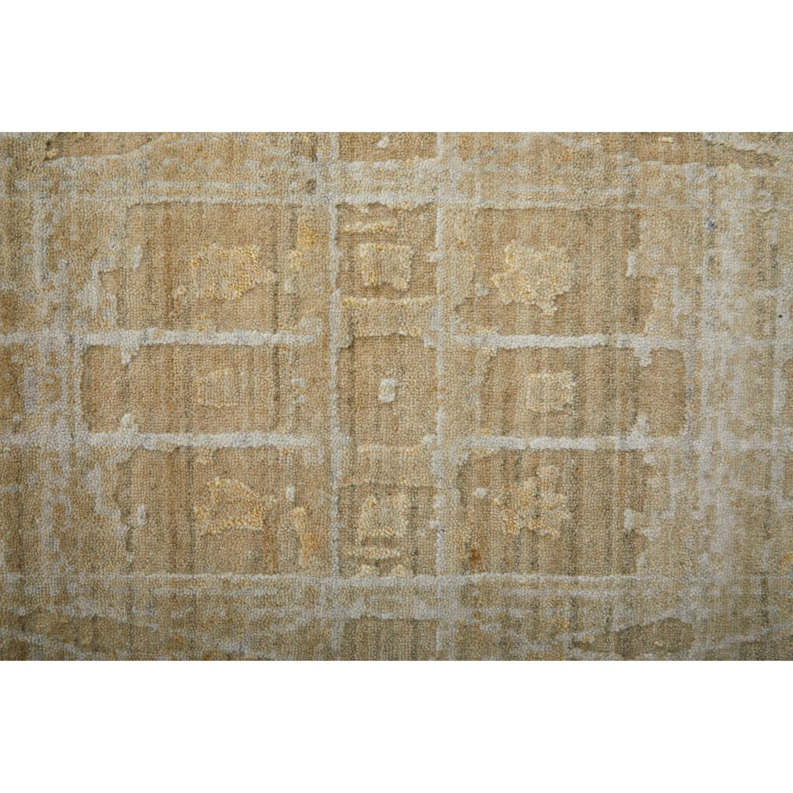 Feizy Eastfield 69FPF Modern Abstract Rug in Yellow/Ivory/Gold - Image 8