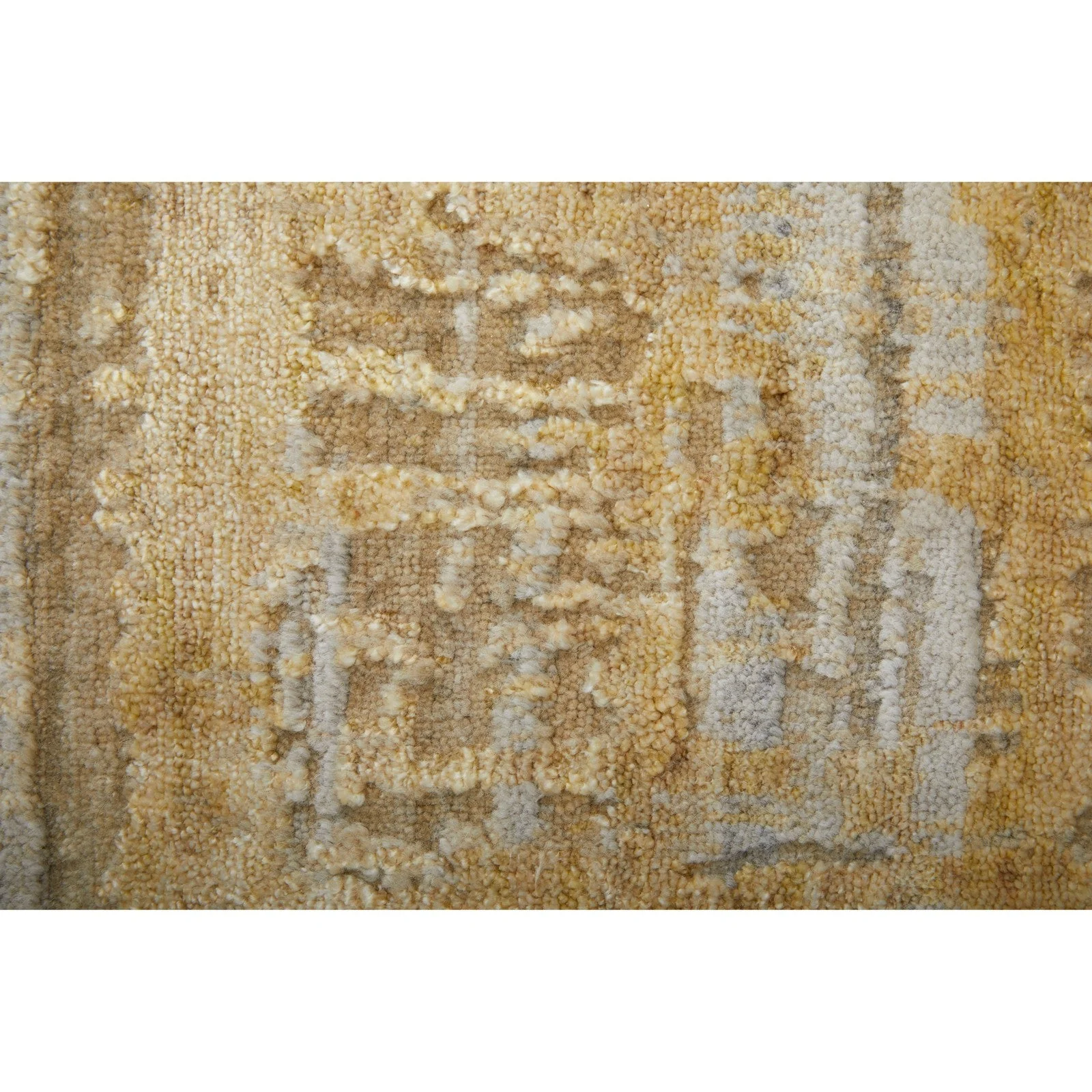 Feizy Eastfield 69FQF Modern Abstract in Yellow/Ivory/Gold - Image 8