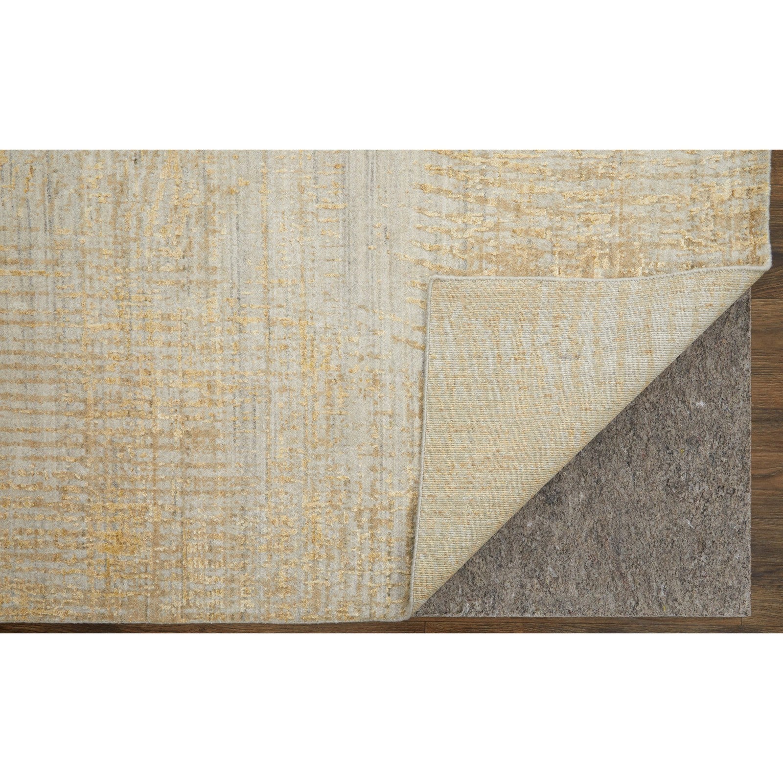 Feizy Eastfield 69FRF Modern Abstract in Yellow/Ivory/Gold - Image 6