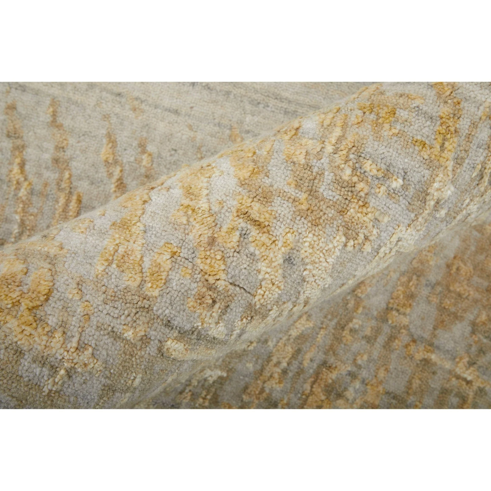 Feizy Eastfield 69FRF Modern Abstract in Yellow/Ivory/Gold - Image 7