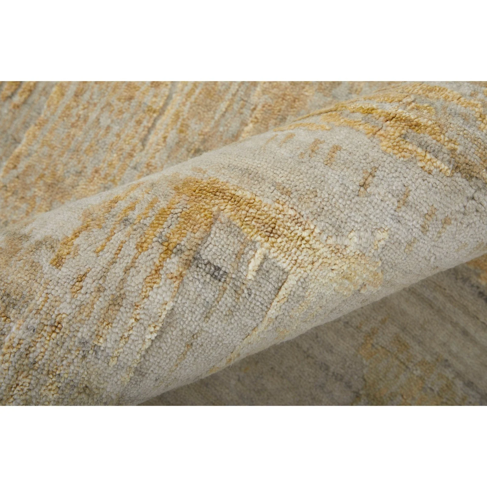 Feizy Eastfield 69FTF Modern Abstract in Yellow/Ivory/Gold - Image 7
