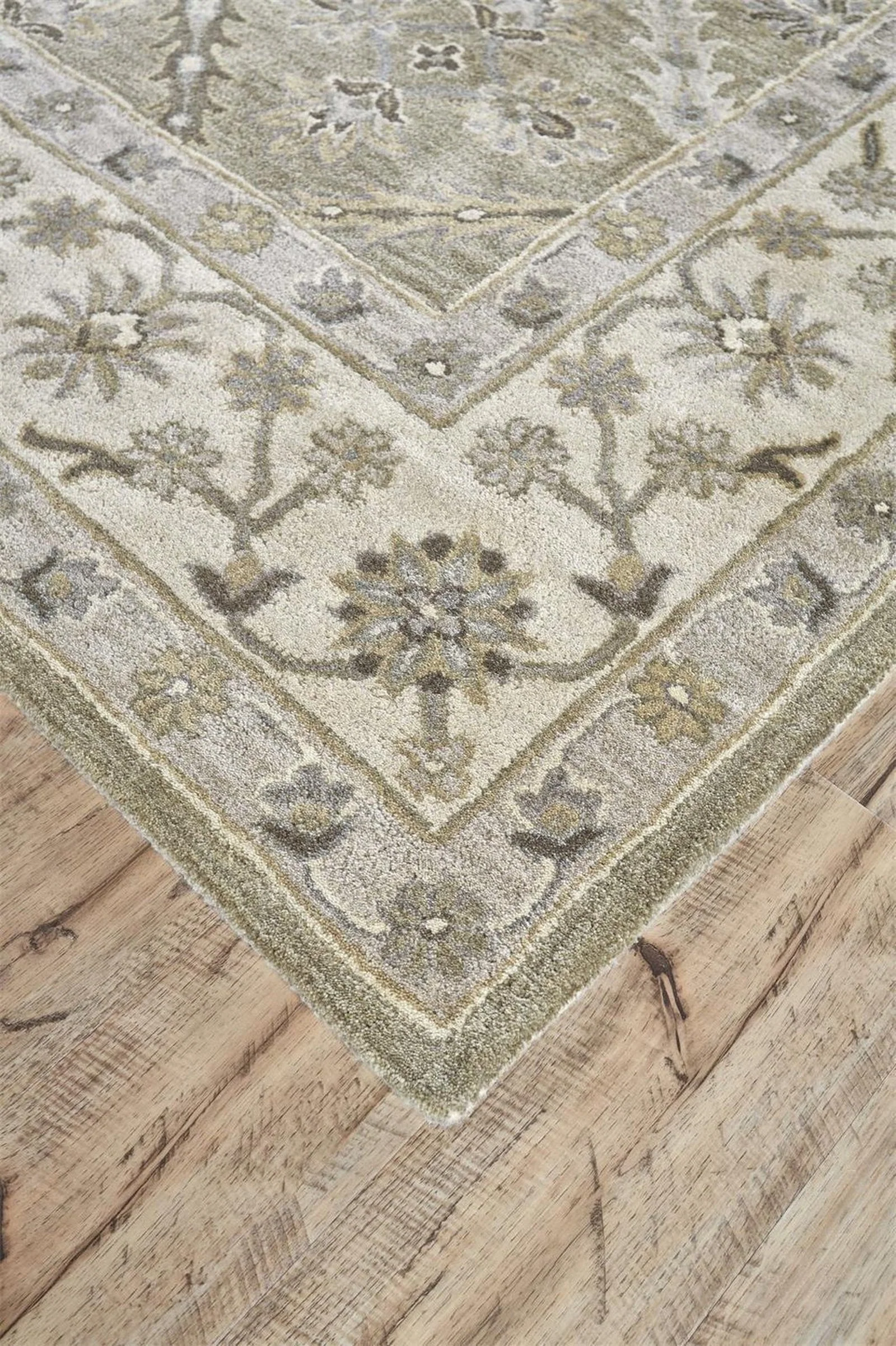 Feizy Eaton 8424F Rug in Sage - Image 3