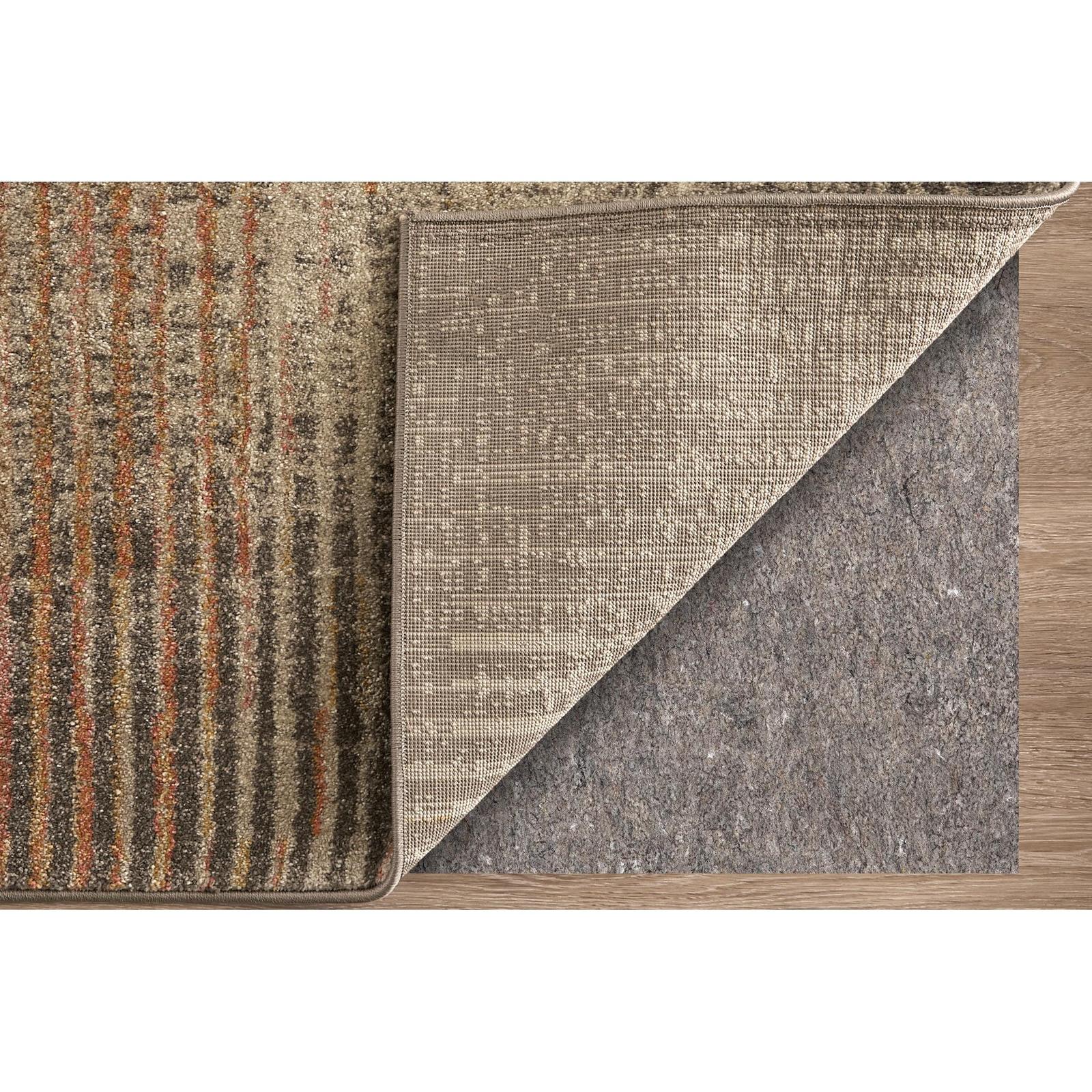 Feizy Eden 39QPF Modern Abstract Rug in Ivory/Taupe/Pink - Image 5
