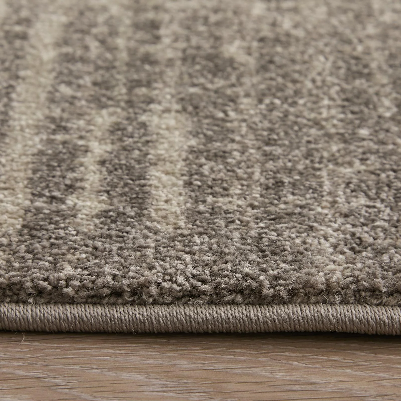 Feizy Eden 39QPF Modern Abstract Rug in Ivory/Taupe/Pink - Image 9