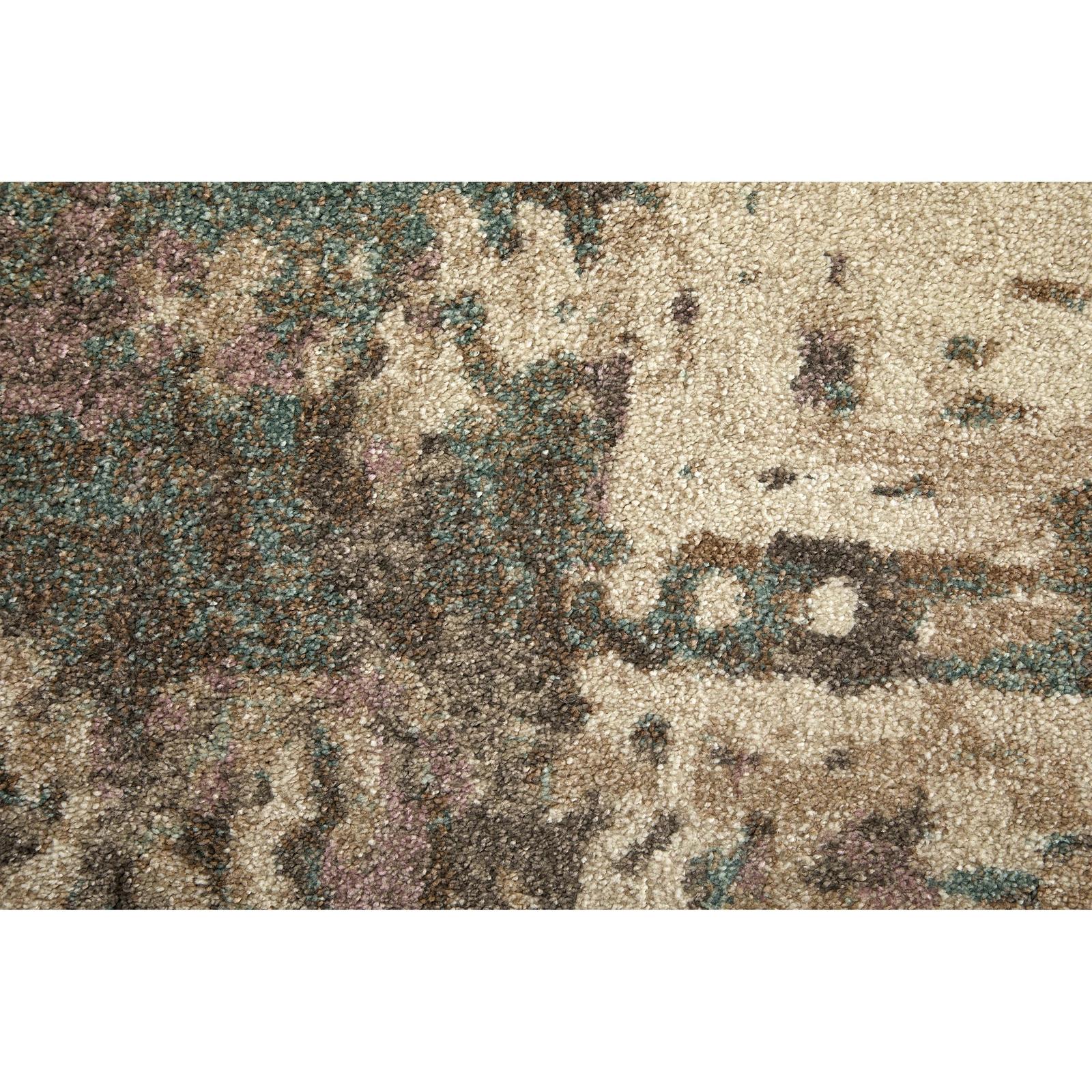 Feizy Eden 39QRF Modern Abstract Rug in Ivory/Blue/Purple - Image 7