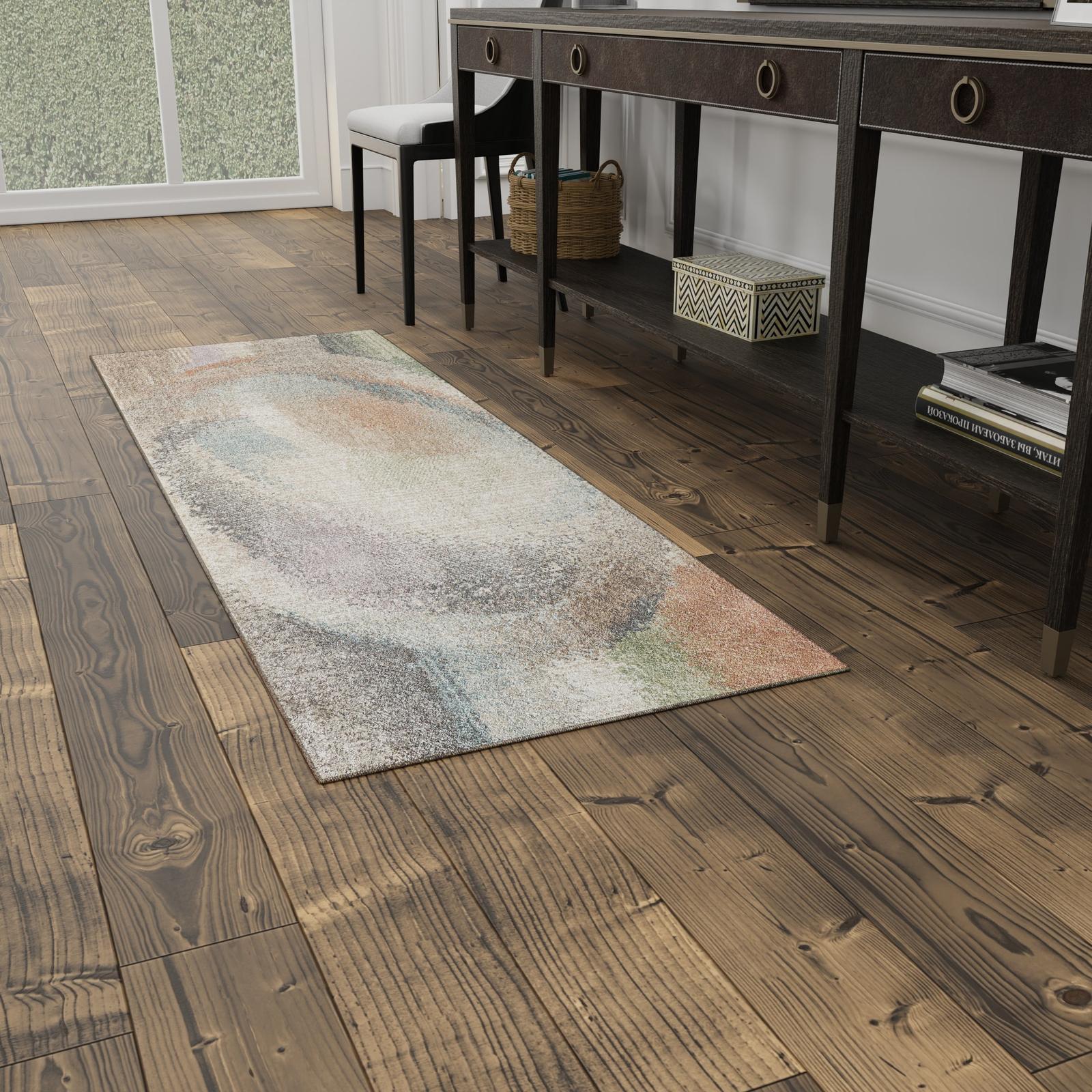 Feizy Eden 39QTF Modern Abstract Rug in Brown/Tan/Blue - Image 12