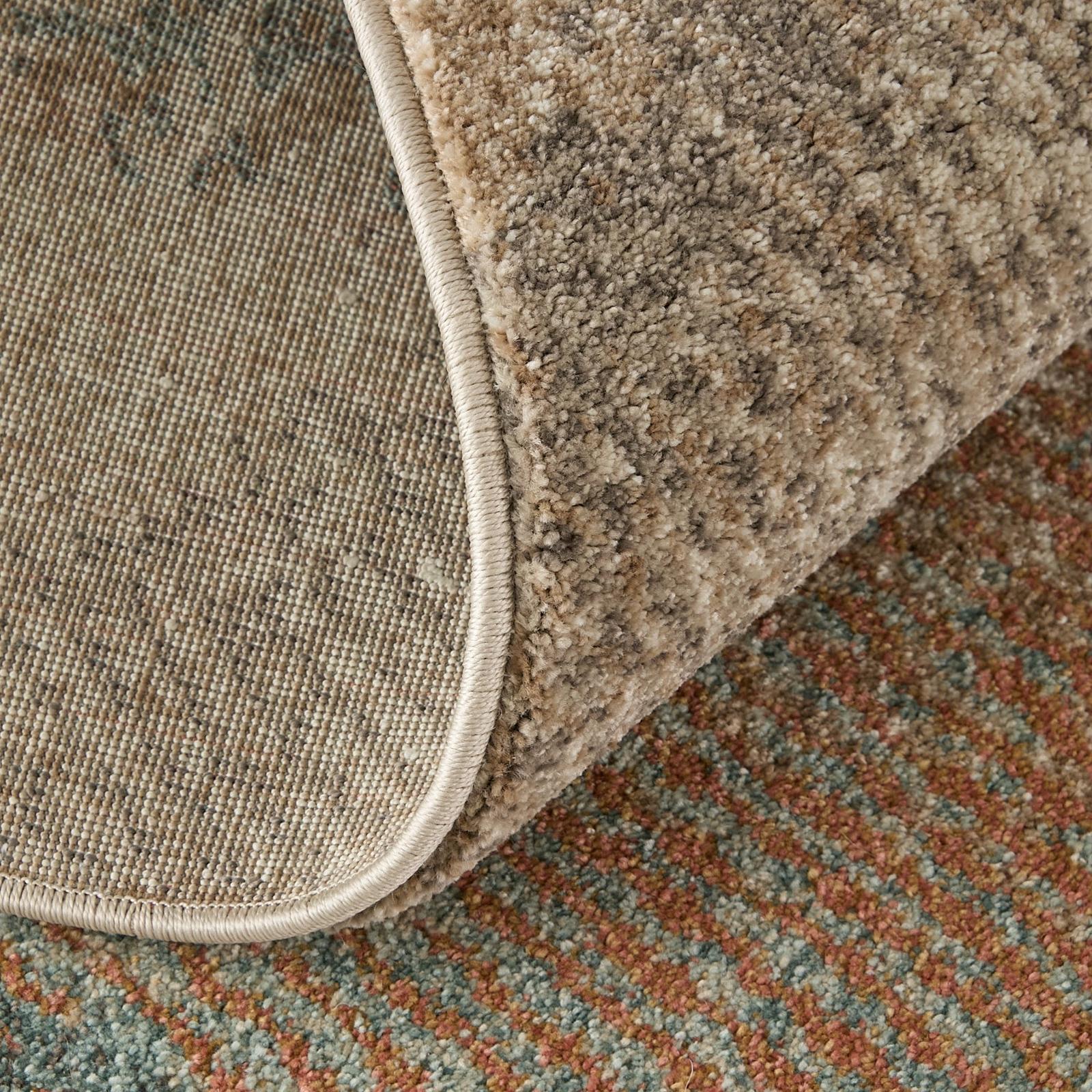Feizy Eden 39QTF Modern Abstract Rug in Brown/Tan/Blue - Image 8