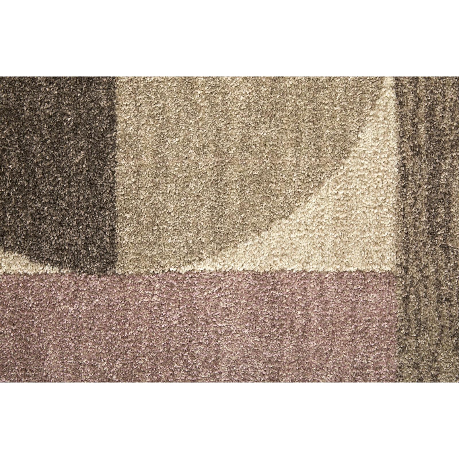 Feizy Eden 39QUF Modern Color Block Rug in Ivory/Brown/Blue - Image 6