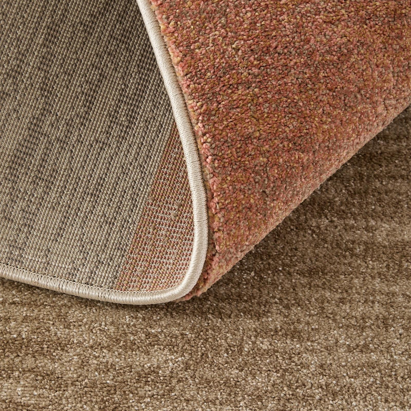 Feizy Eden 39QUF Modern Color Block Rug in Ivory/Brown/Blue - Image 7