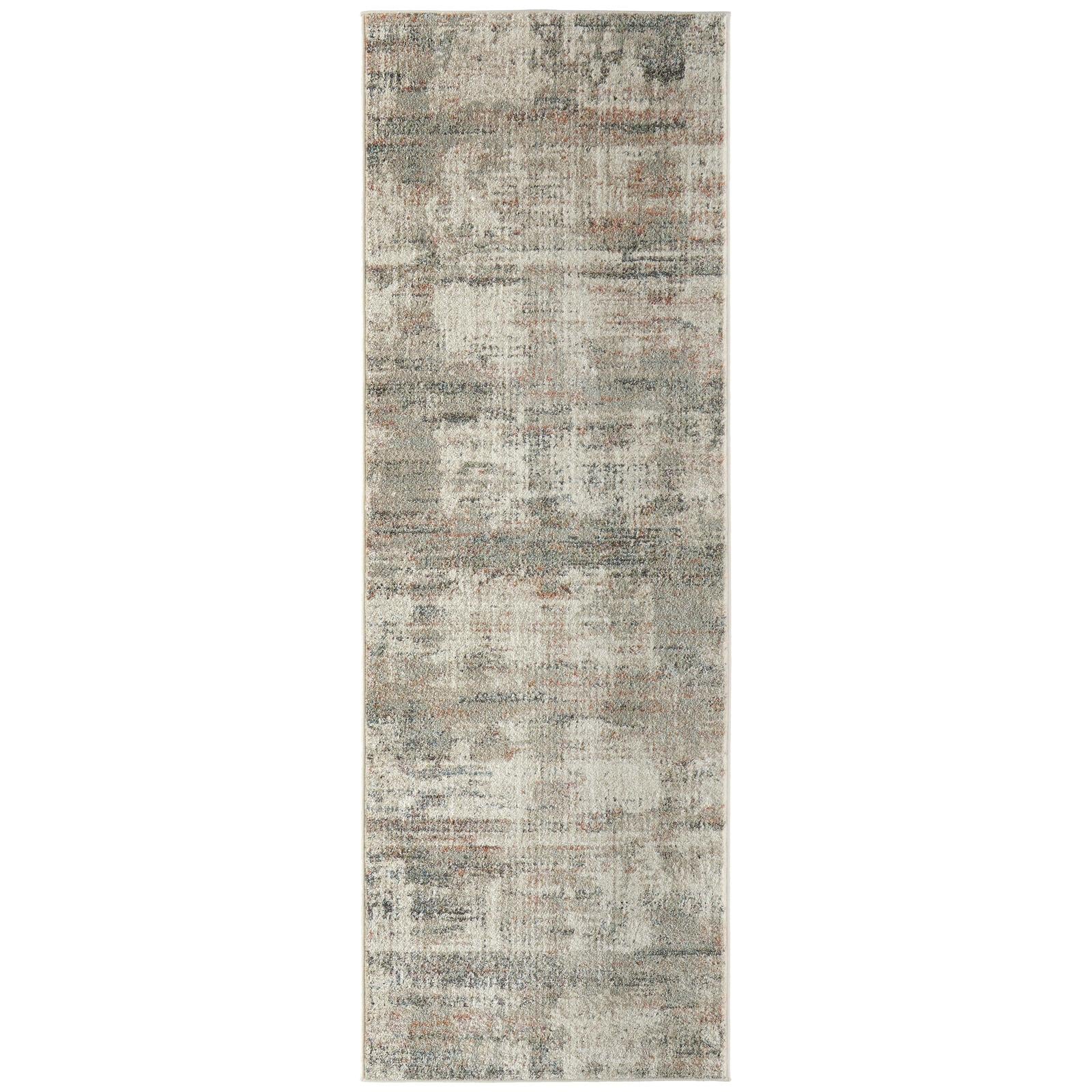 Feizy Eden 39QWF Modern Abstract Rug in Ivory/Gray/Green - Image 11