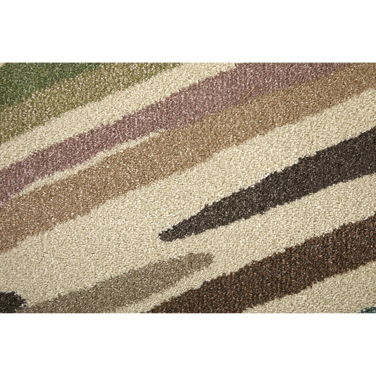 Feizy Eden 39QXF Modern Abstract Rug in Ivory/Brown/Blue - Image 7