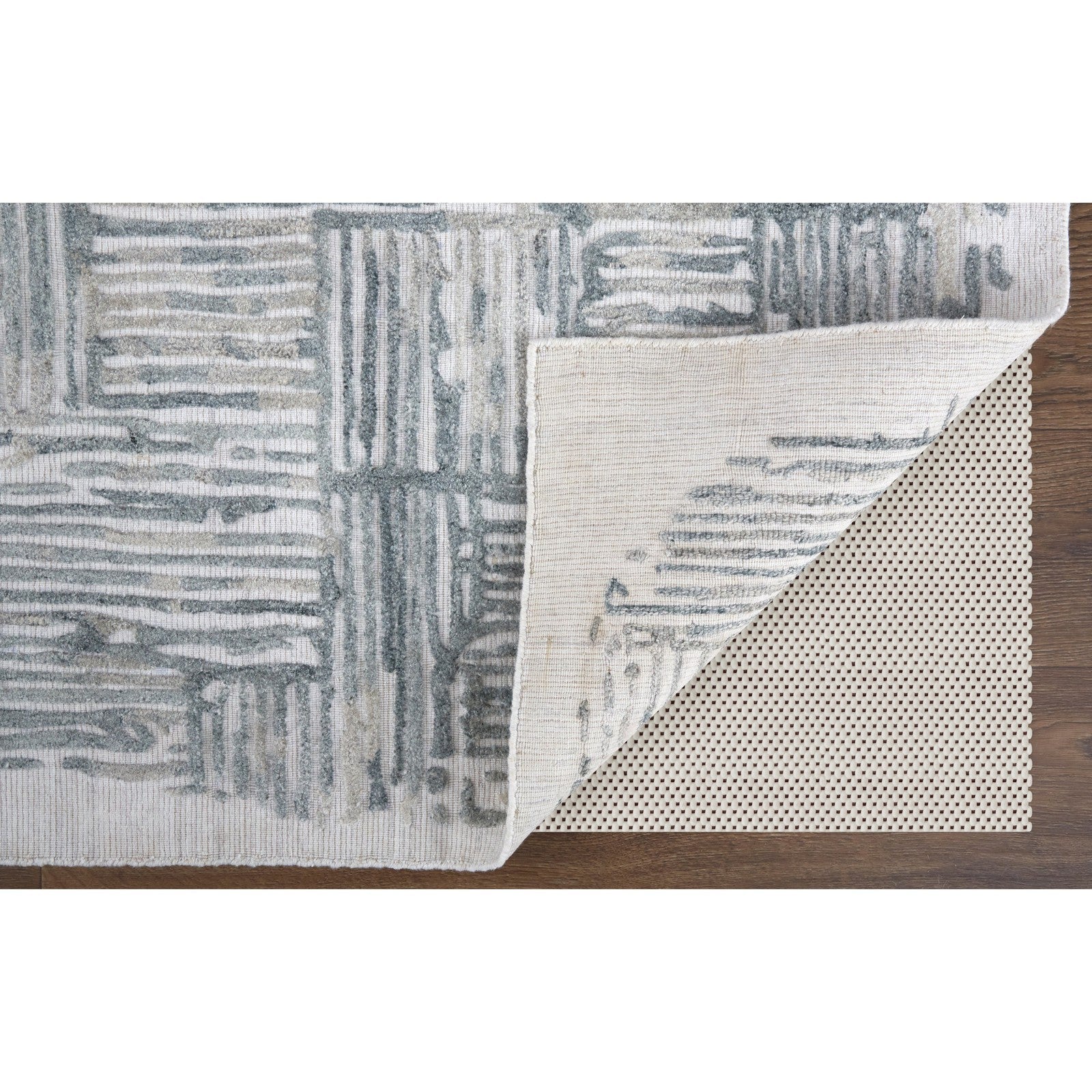Feizy Elias 6891F Modern Abstract in Green/Blue/Ivory - Image 6