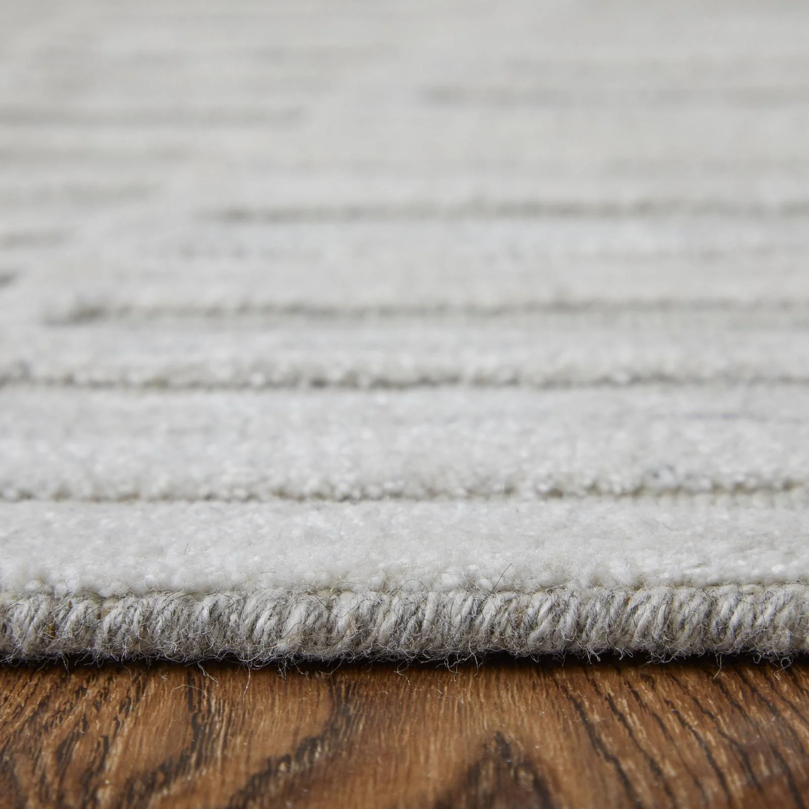 Feizy Elias 69FVF Modern Geometric Rug in Ivory/Tan - Image 9
