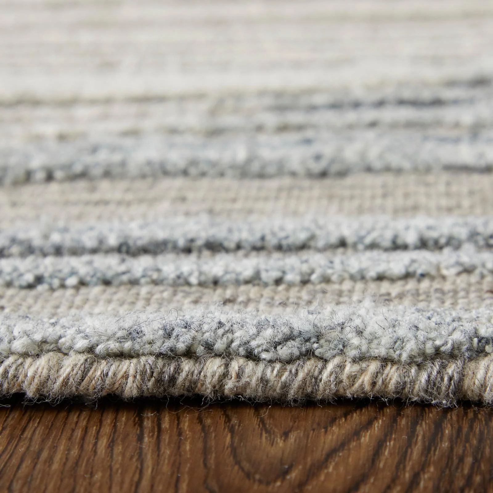 Feizy Elias 69FXF Modern Abstract Rug in Brown/Blue/Tan - Image 9