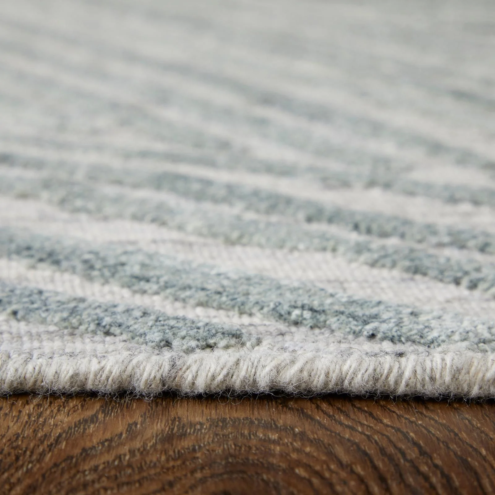 Feizy Elias 69FYF Modern Abstract Rug in Green/Ivory/Tan - Image 9
