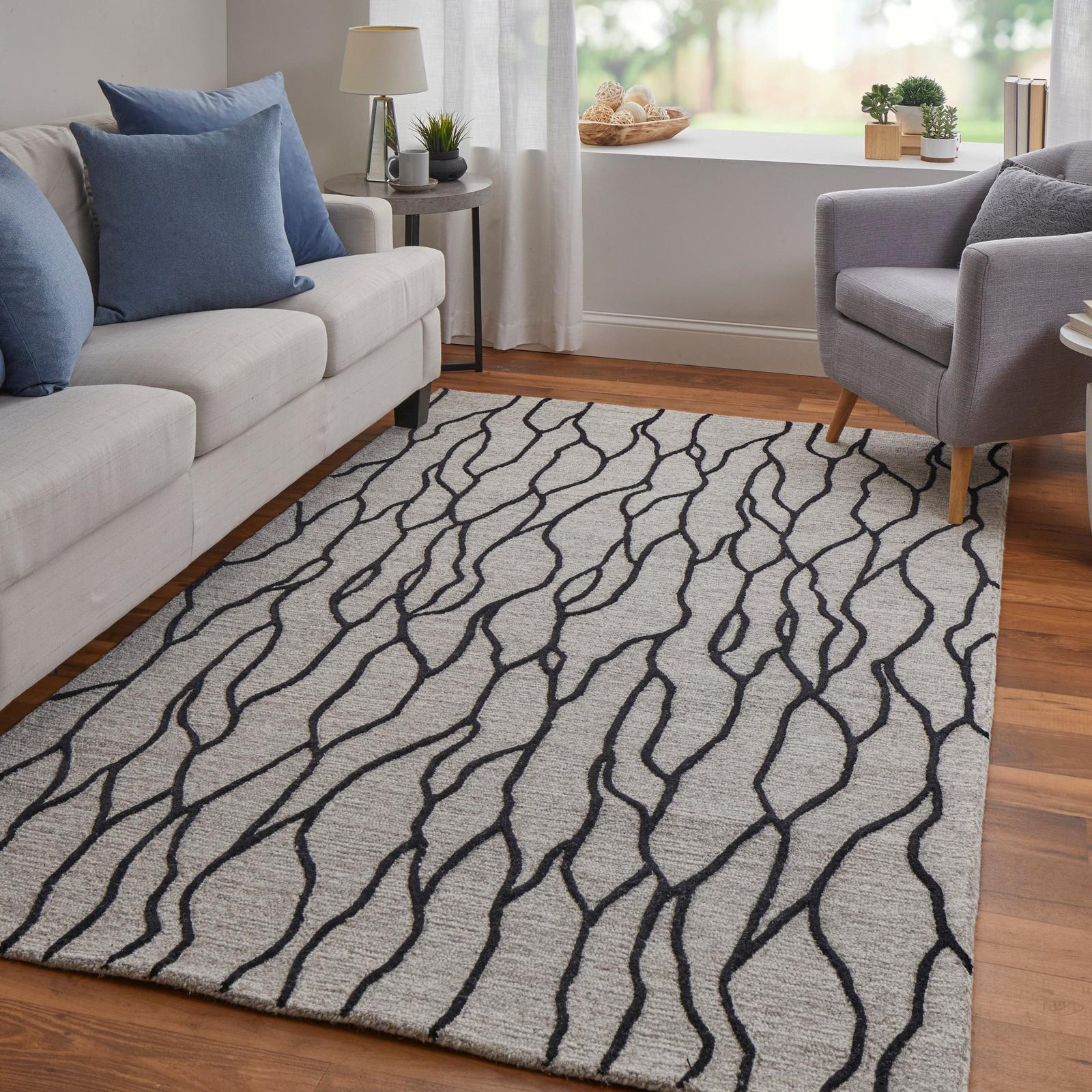 Feizy Enzo 8734F Transitional Abstract Rug - Image 3