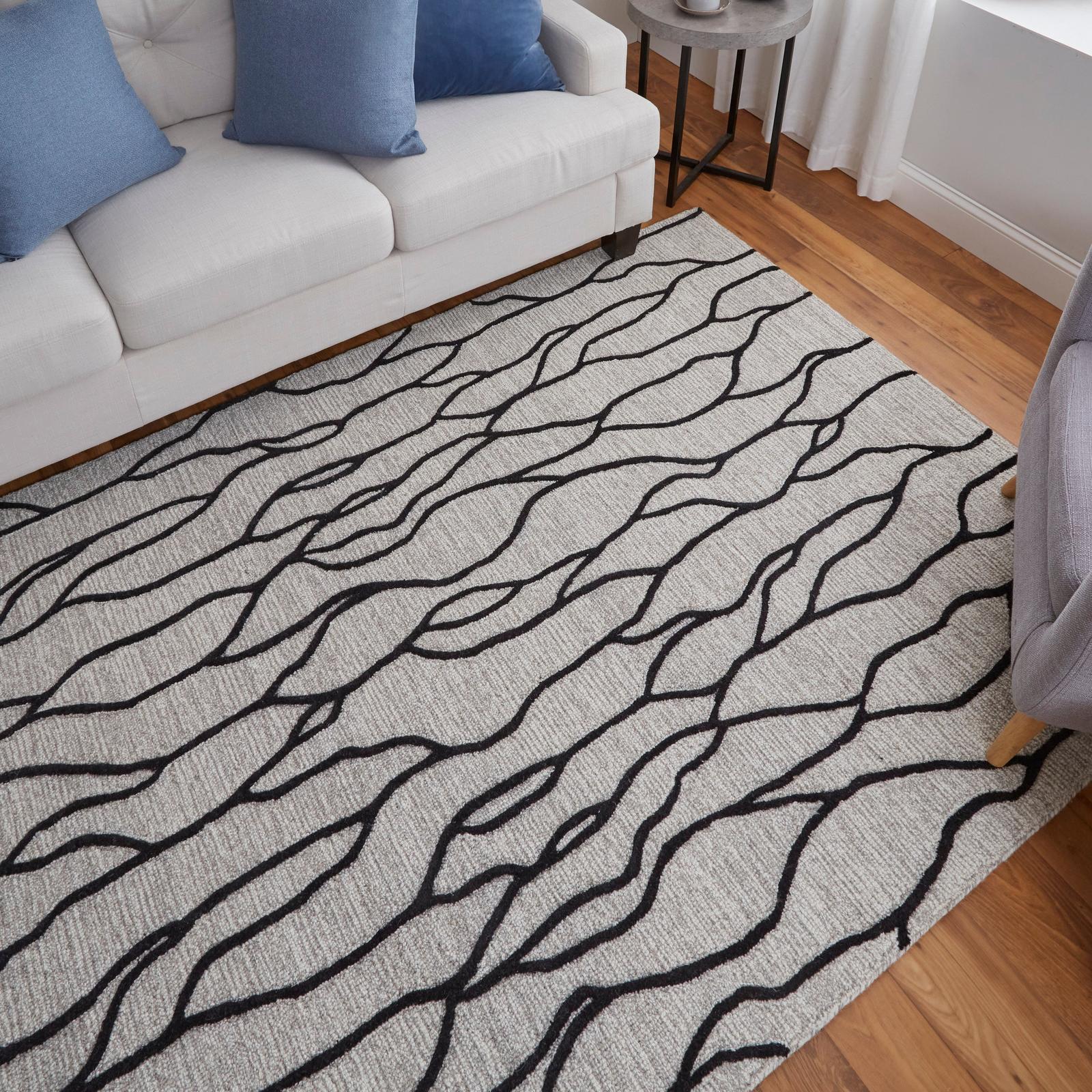 Feizy Enzo 8734F Transitional Abstract Rug - Image 4