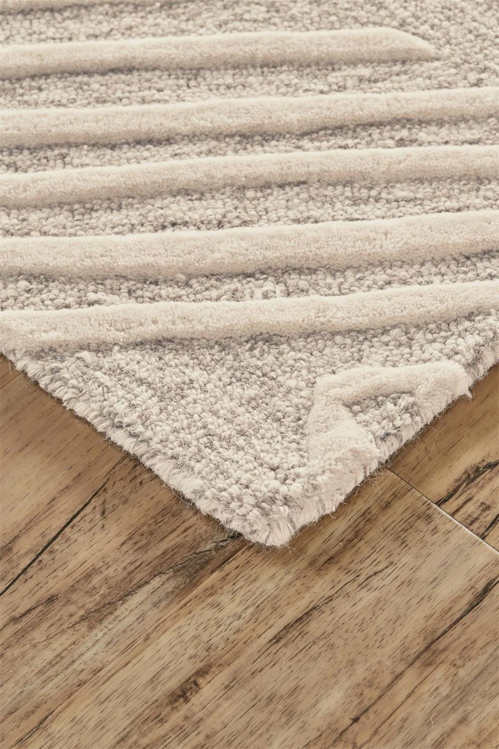 Feizy Enzo 8737F Rug in Ivory/Natural - Image 2