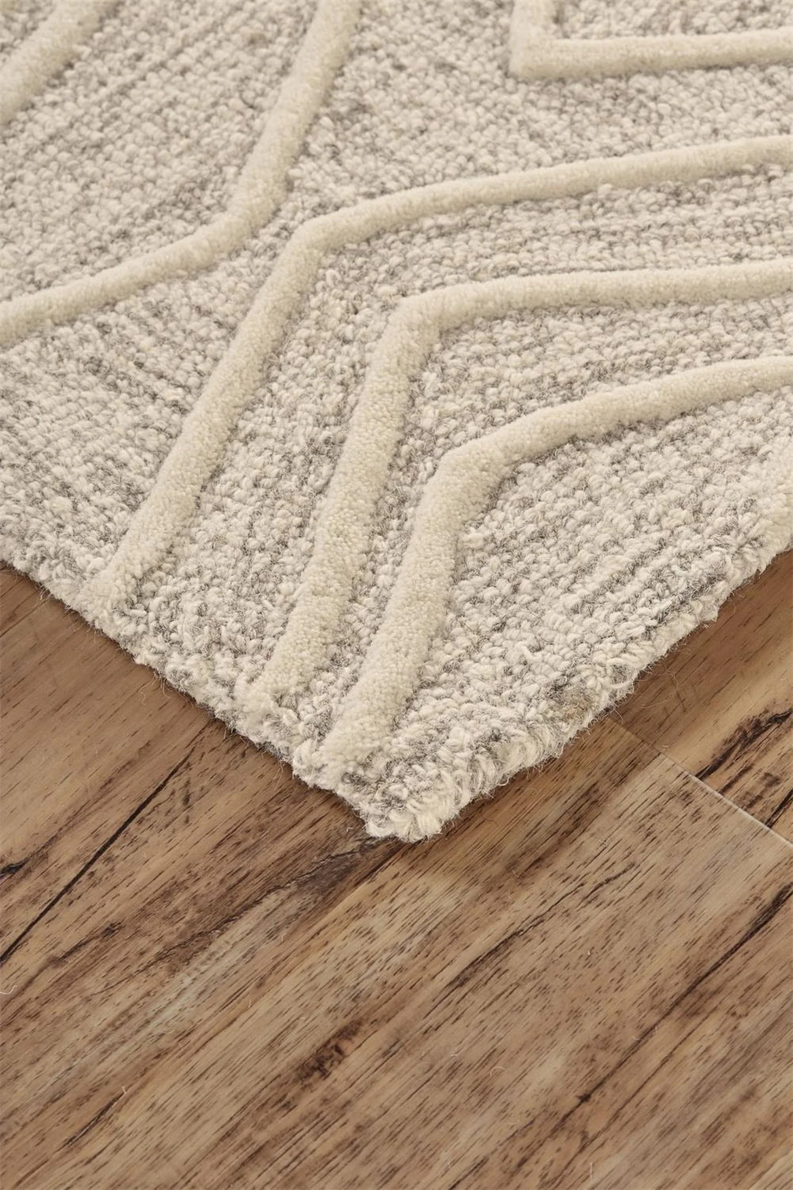 Feizy Enzo 8738F Rug in Ivory/Natural - Image 2