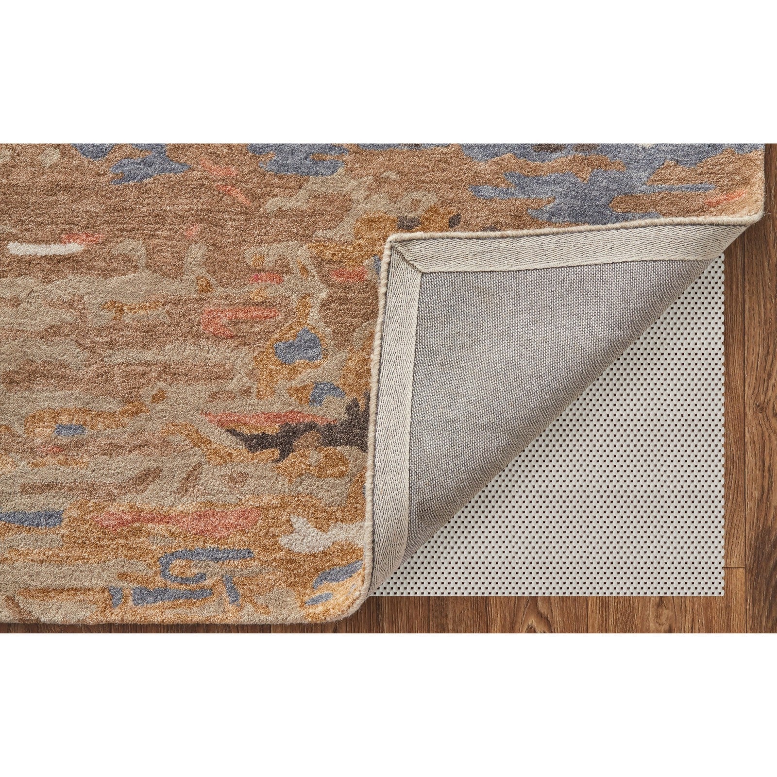Feizy Everley 8644F Modern Abstract in Tan/Blue - Image 6