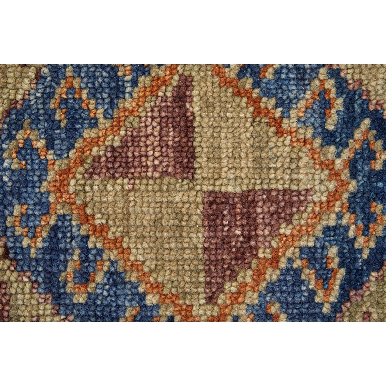 Feizy Fillmore 6929F Traditional Geometric Rug in Red/Green/Blue - Image 7