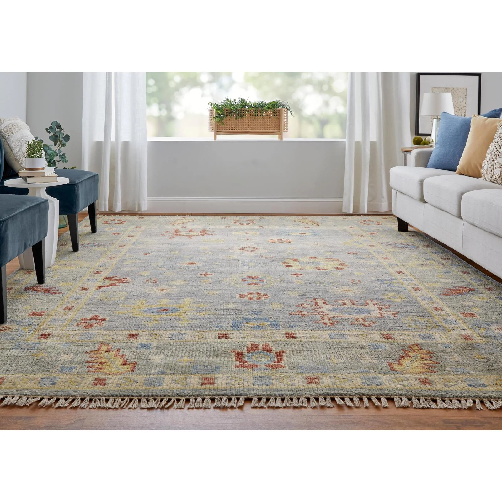 Feizy Fillmore 6954F Traditional Floral & Botanical Rug - Image 11
