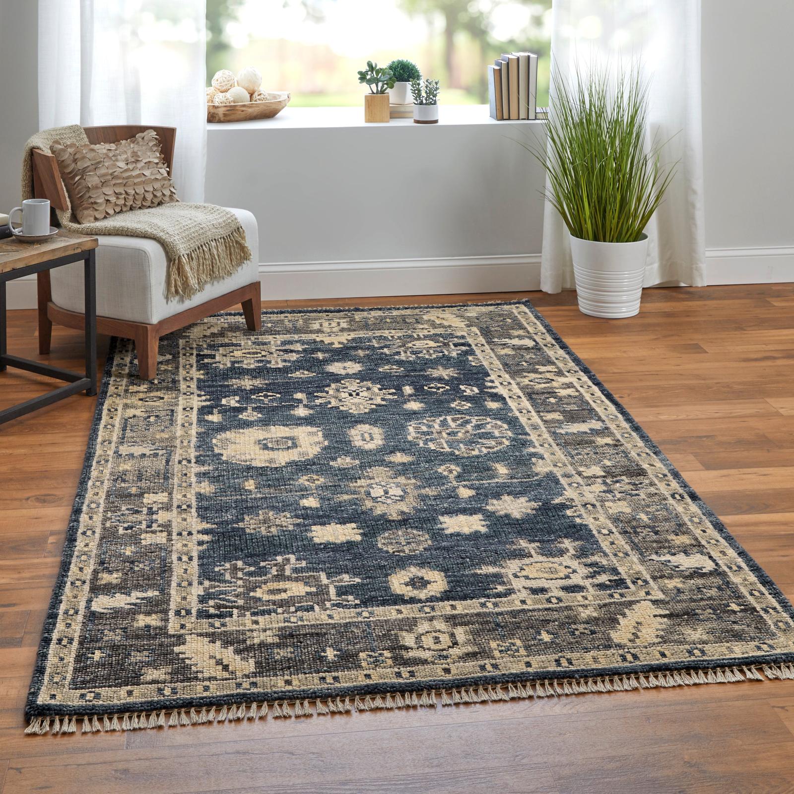 Feizy Fillmore 6954F Traditional Floral & Botanical Rug - Image 2