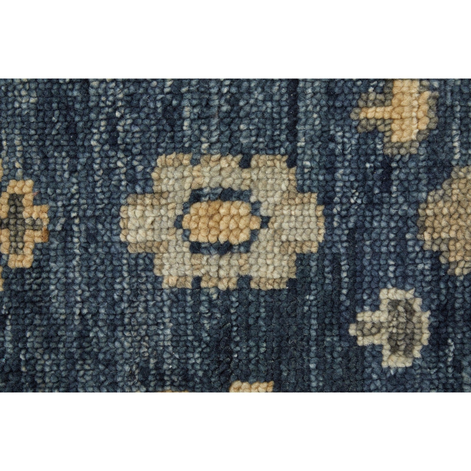 Feizy Fillmore 6954F Traditional Floral & Botanical Rug in Blue/Gray - Image 6