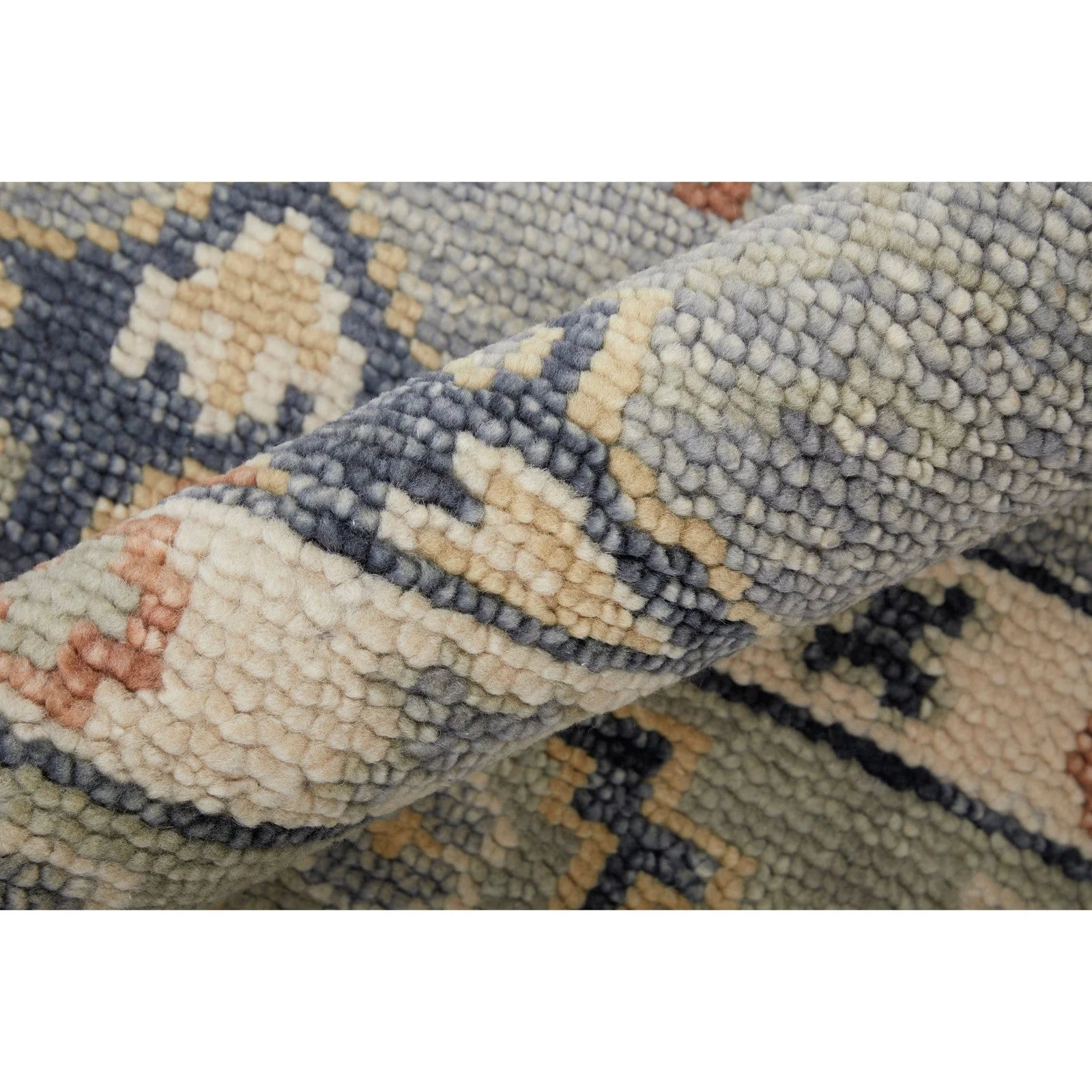 Feizy Fillmore 69CIF Transitional Diamond in Blue/Taupe/Gray - Image 7