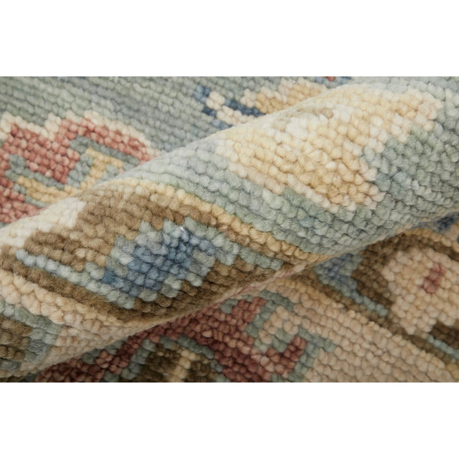 Feizy Fillmore 69CJF Transitional Floral & Botanical in Blue/Ivory/Yellow - Image 7