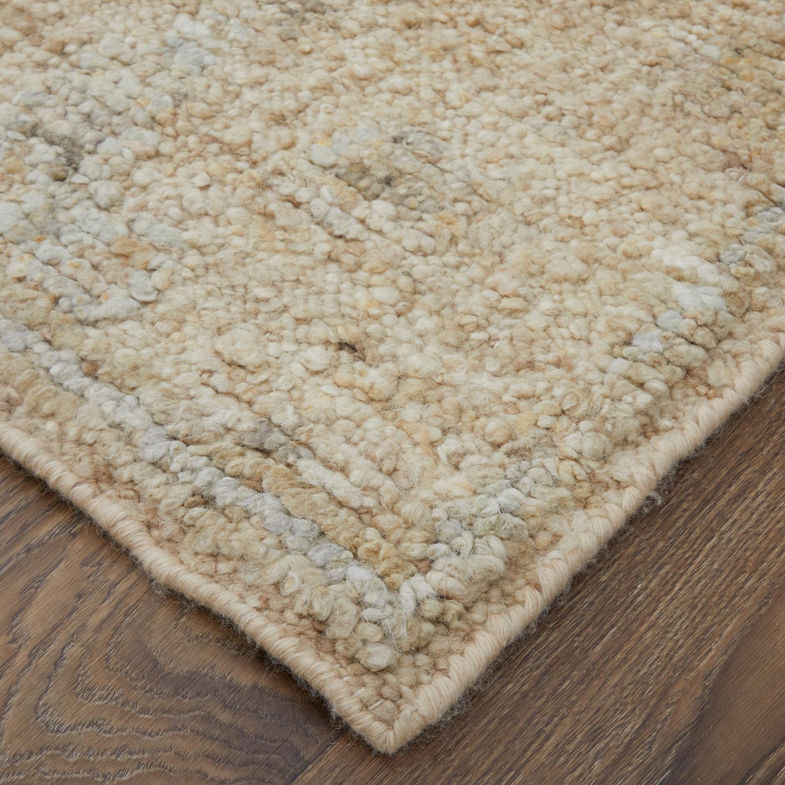 Feizy Grafton 69F8F Transitional Floral & Botanical Rug in Tan/Gray/Ivory - Image 5