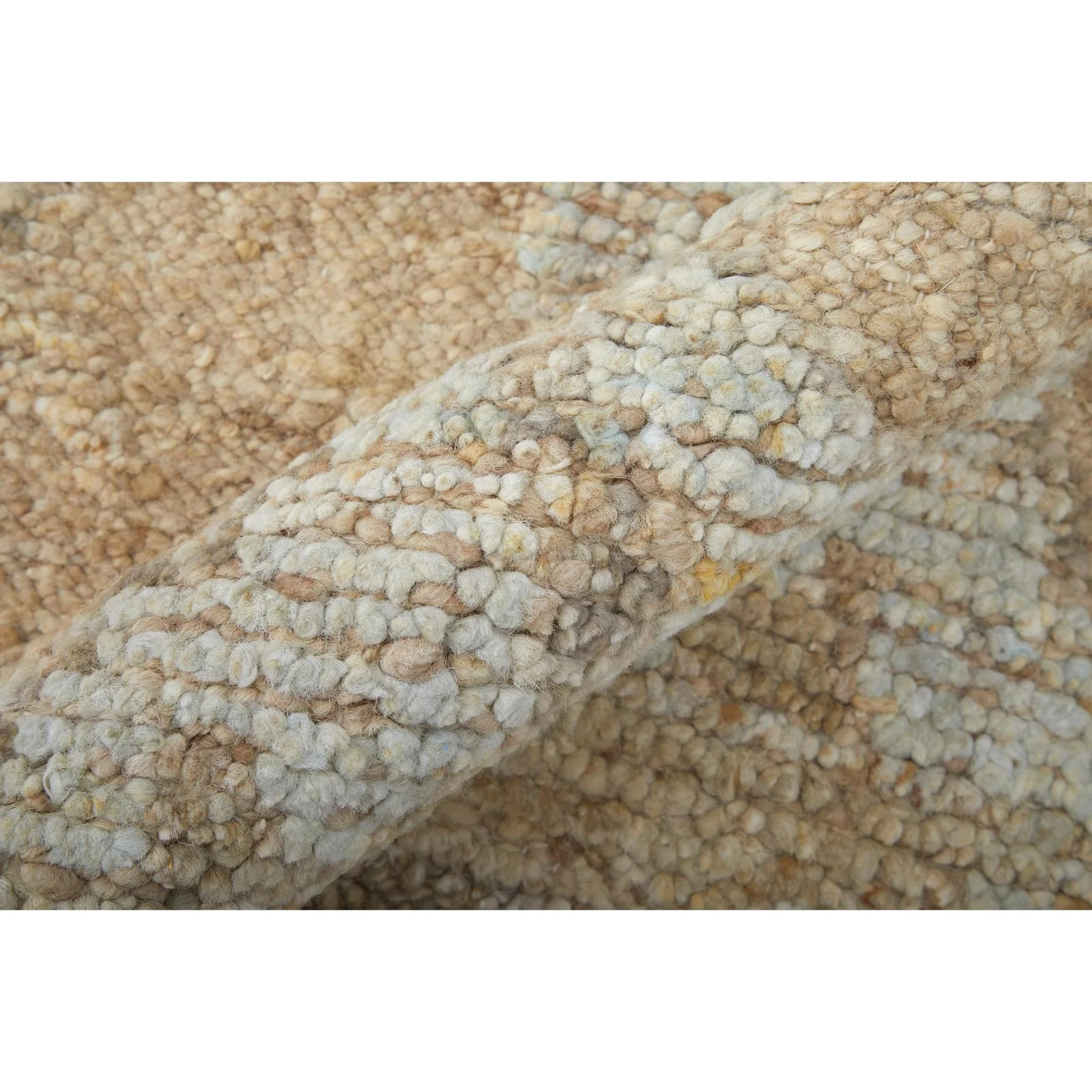 Feizy Grafton 69F8F Transitional Floral & Botanical Rug in Tan/Gray/Ivory - Image 7
