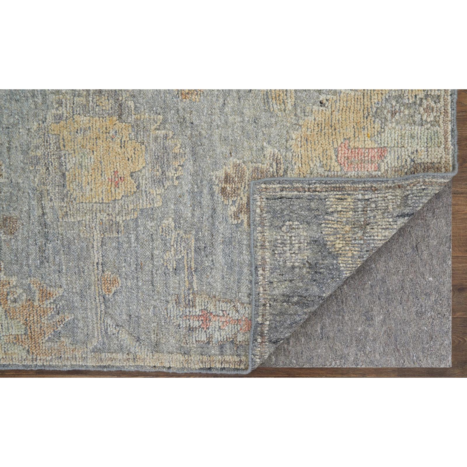 Feizy Grafton 69FMF Transitional Floral & Botanical Rug in Blue/Gray/Yellow - Image 6