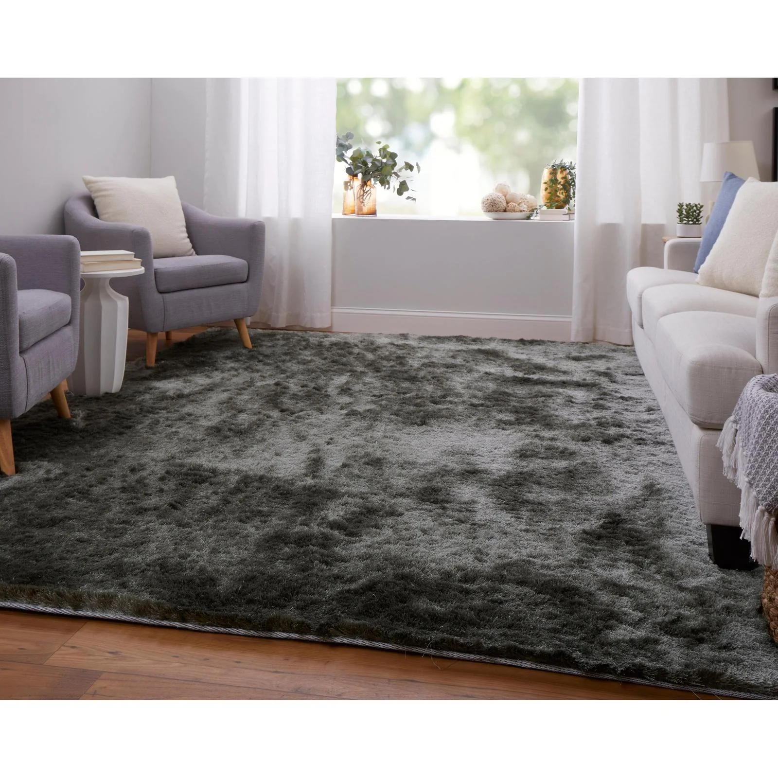 Feizy Indochine 4550F Modern Solid Rug - Image 25