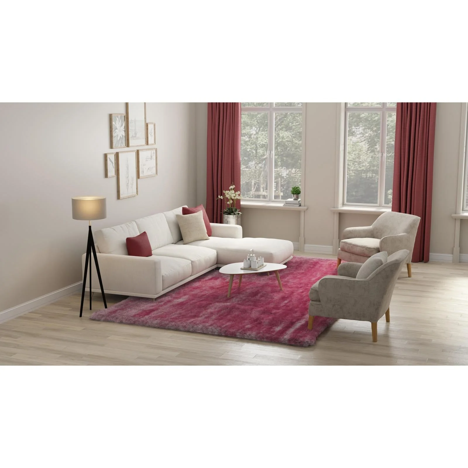 Feizy Indochine 4550F Modern Solid Rug - Image 40