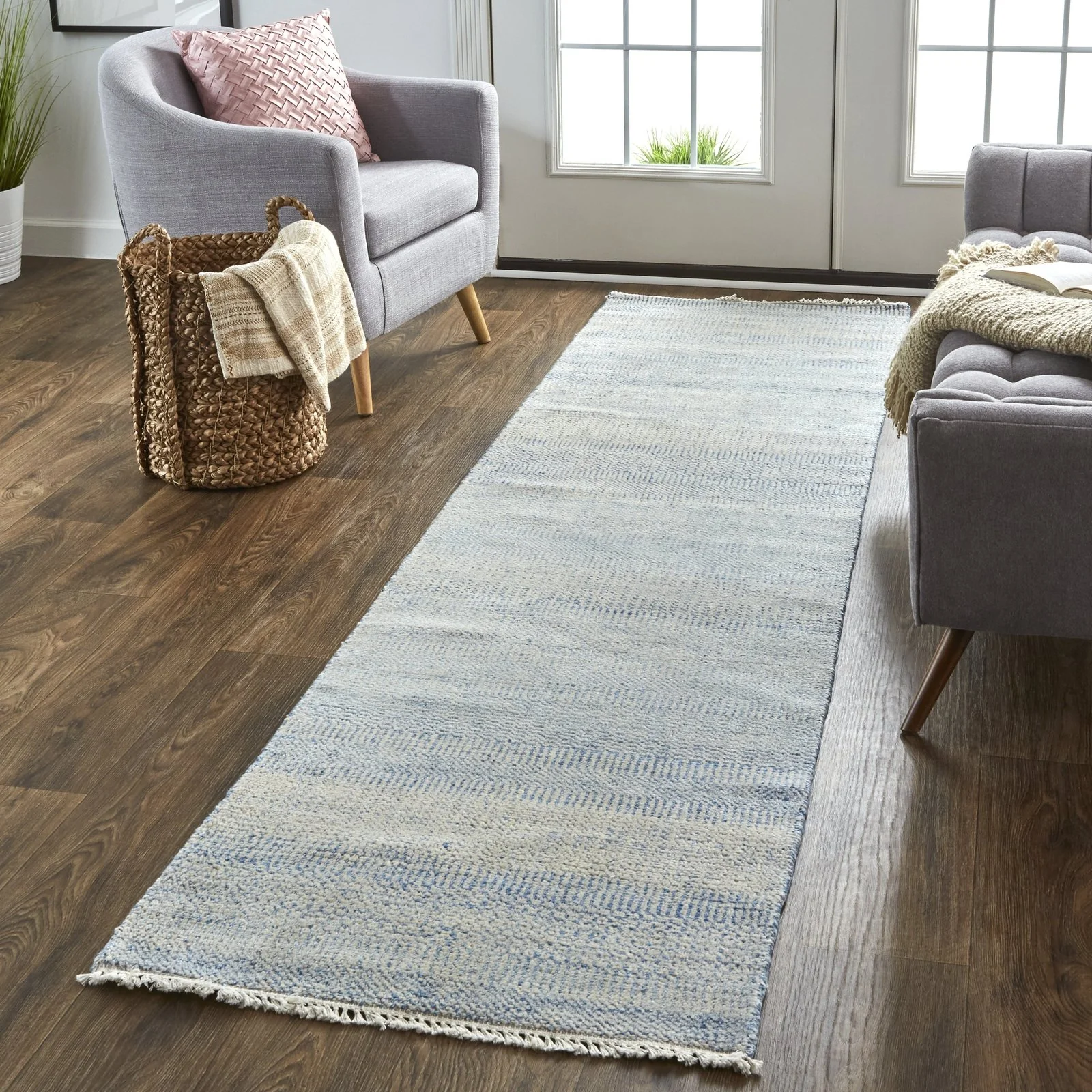 Feizy Janson I6061 Rug in Blue - Image 3