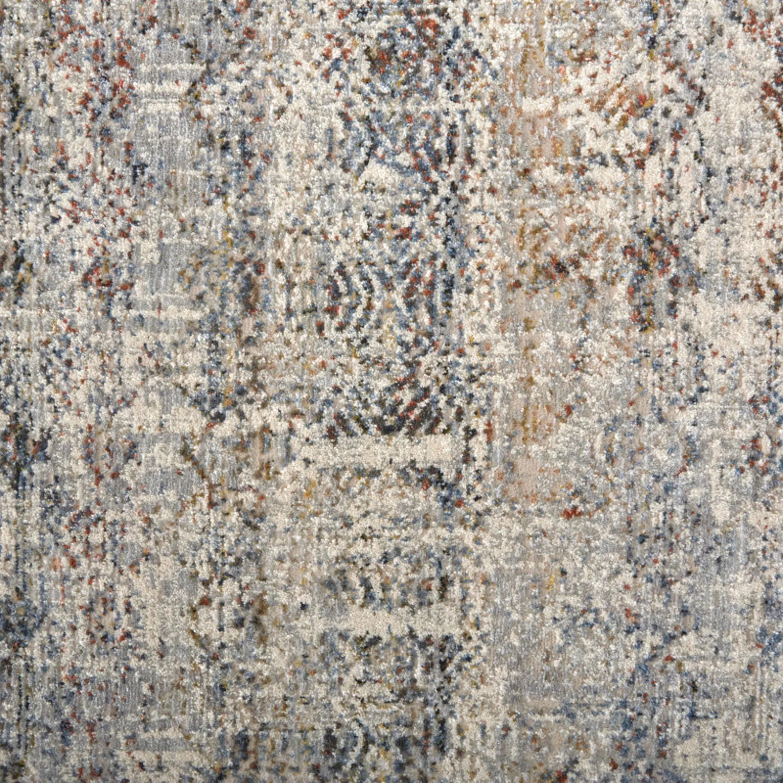Feizy Kaia 39GLF Transitional Distressed in Tan/Ivory/Blue - Image 5