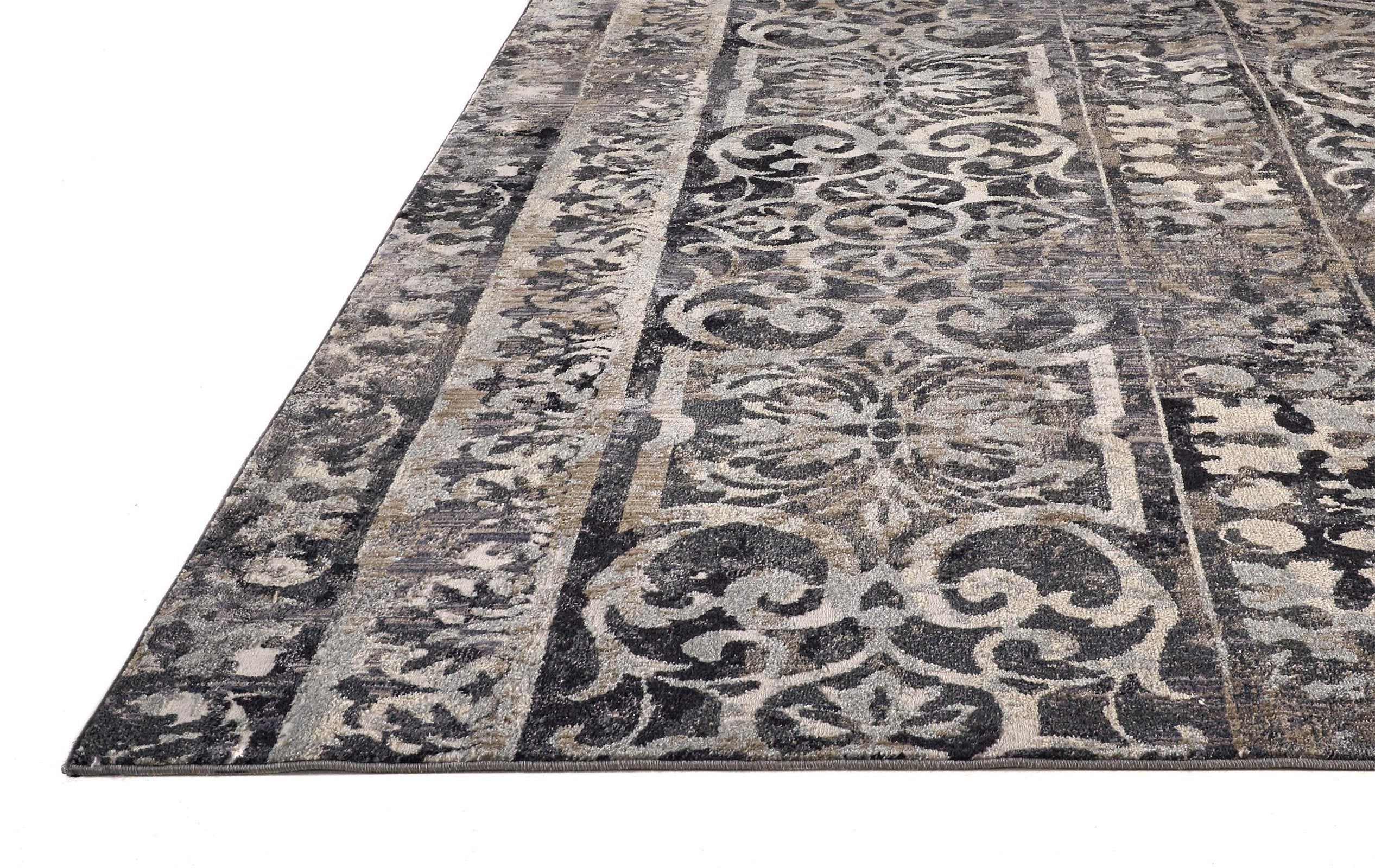 Feizy Kano 3871F Rug in Charcoal/Ivory - Image 10