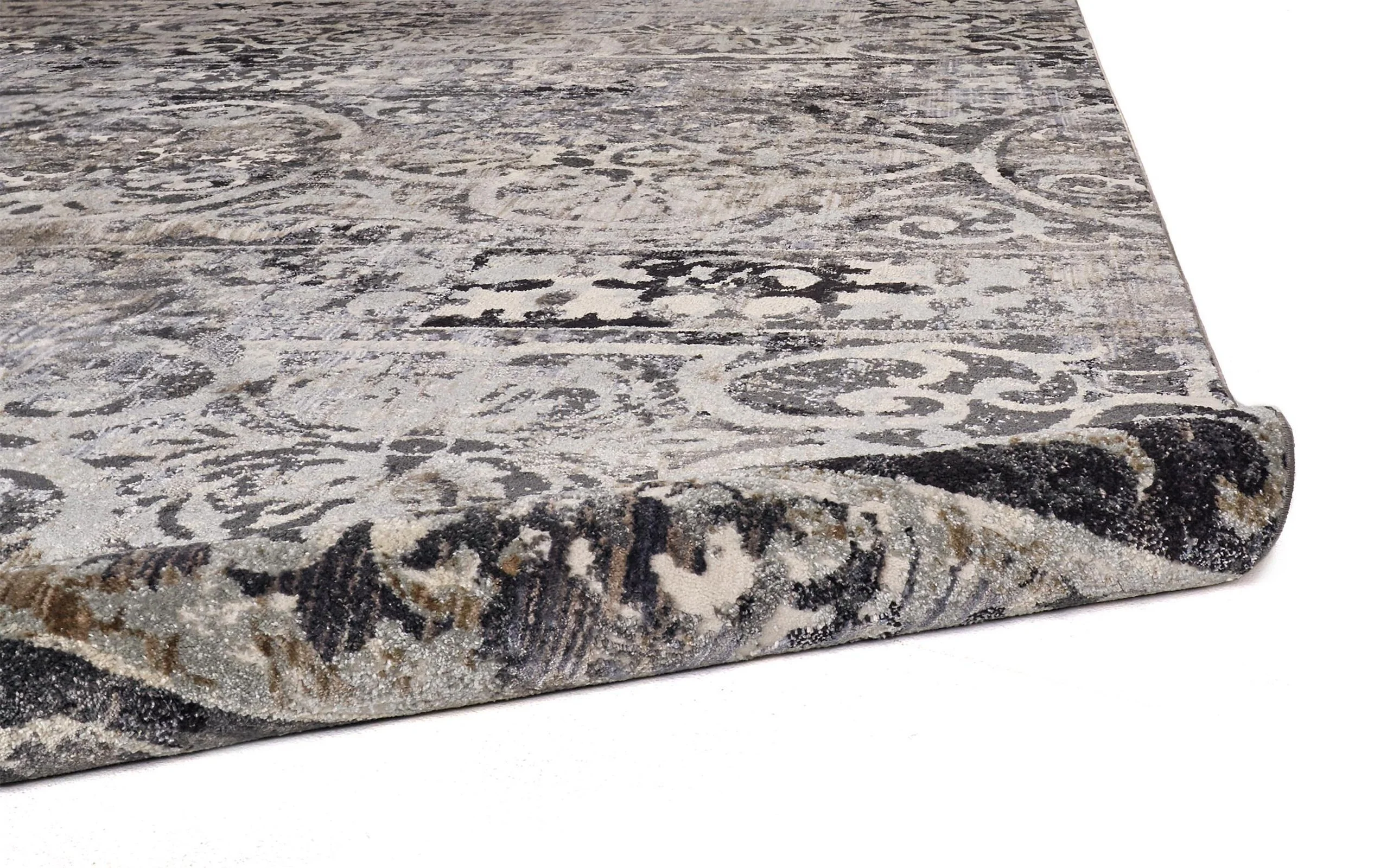 Feizy Kano 3871F Rug in Charcoal/Ivory - Image 14