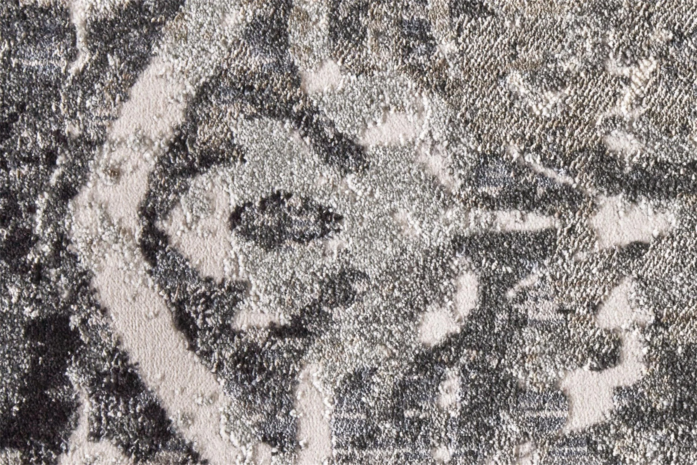 Feizy Kano 3871F Rug in Charcoal/Ivory - Image 6