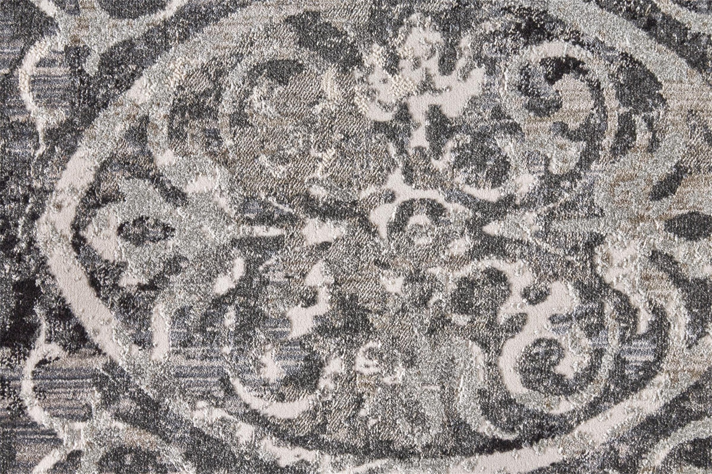 Feizy Kano 3871F Rug in Charcoal/Ivory - Image 9