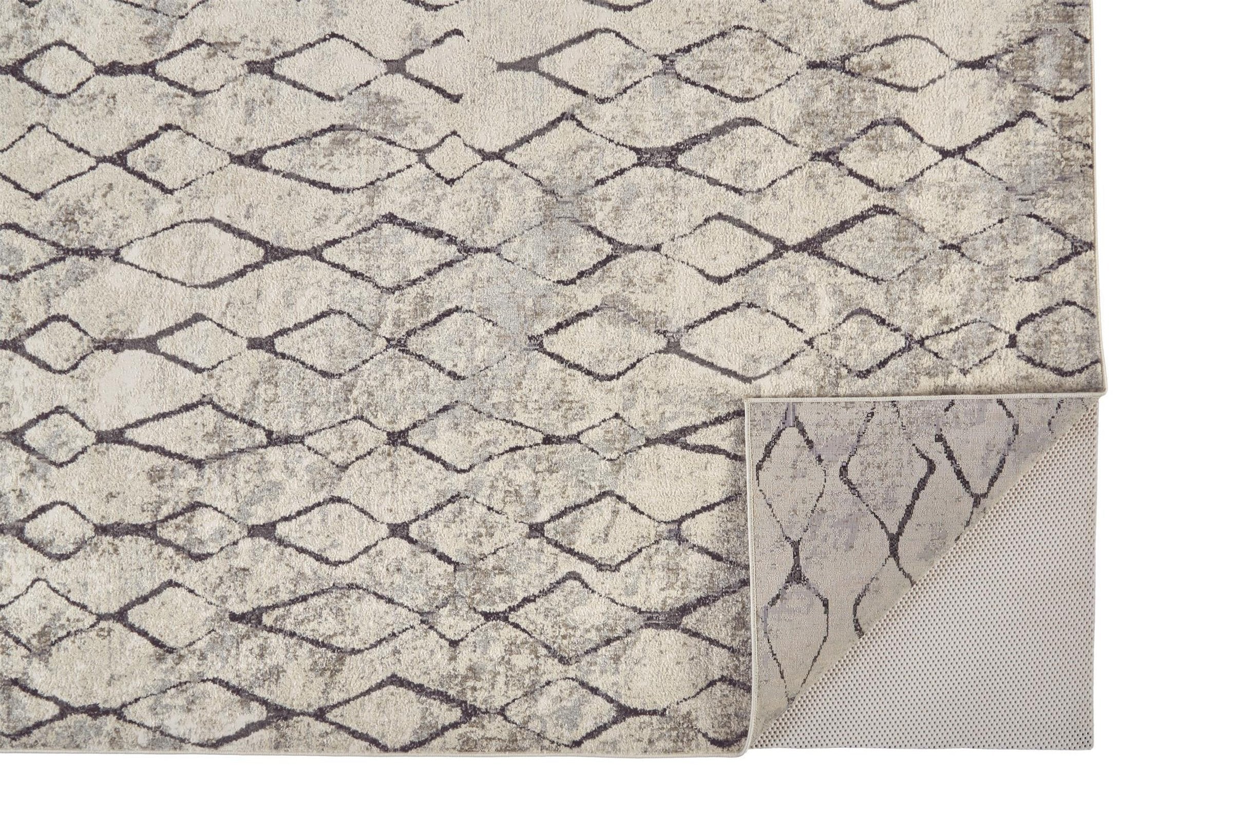 Feizy Kano 3872F Rug in Sand/Charcoal - Image 6