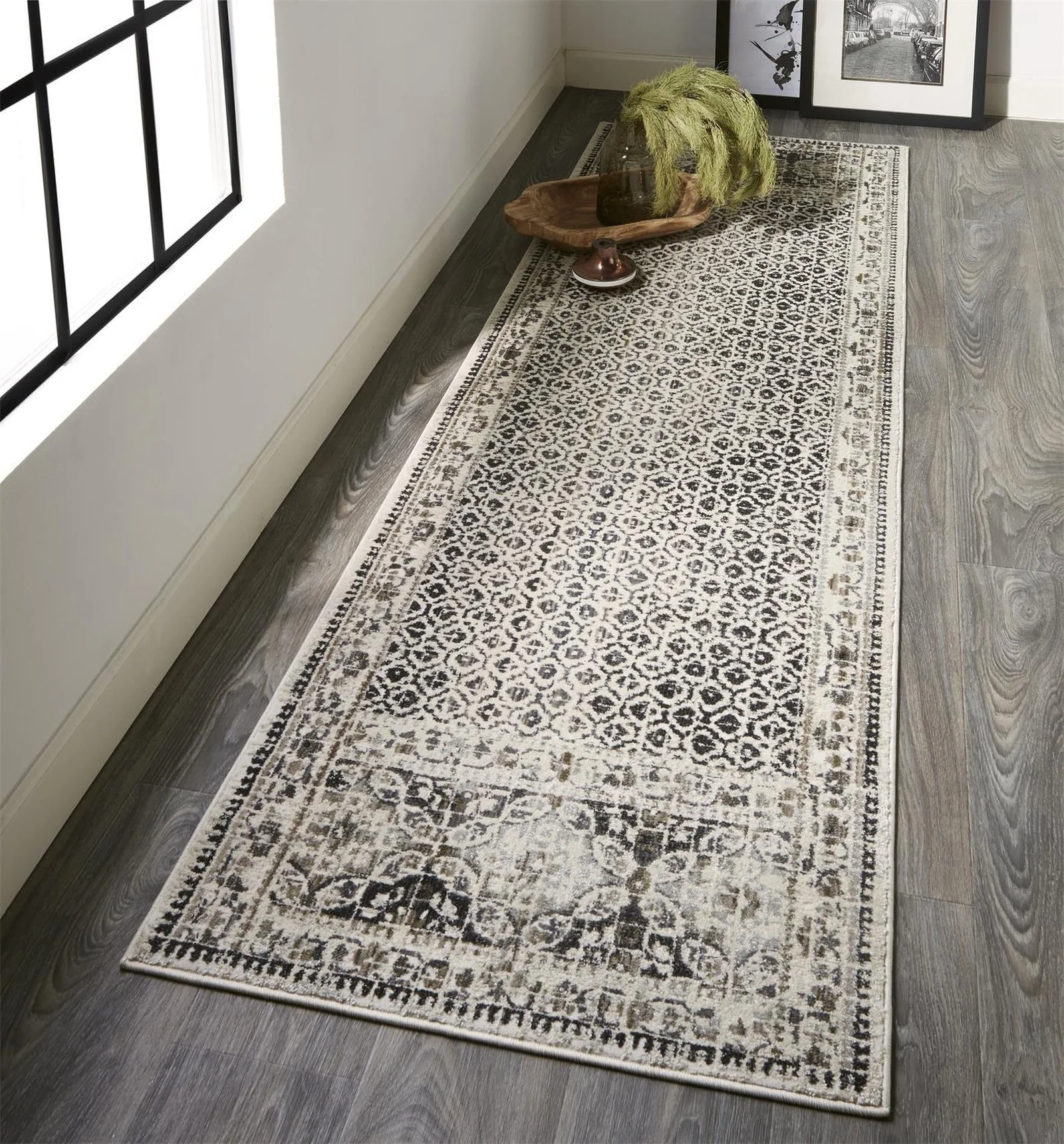 Feizy Kano 3874F Rug in Gray/Ivory - Image 11