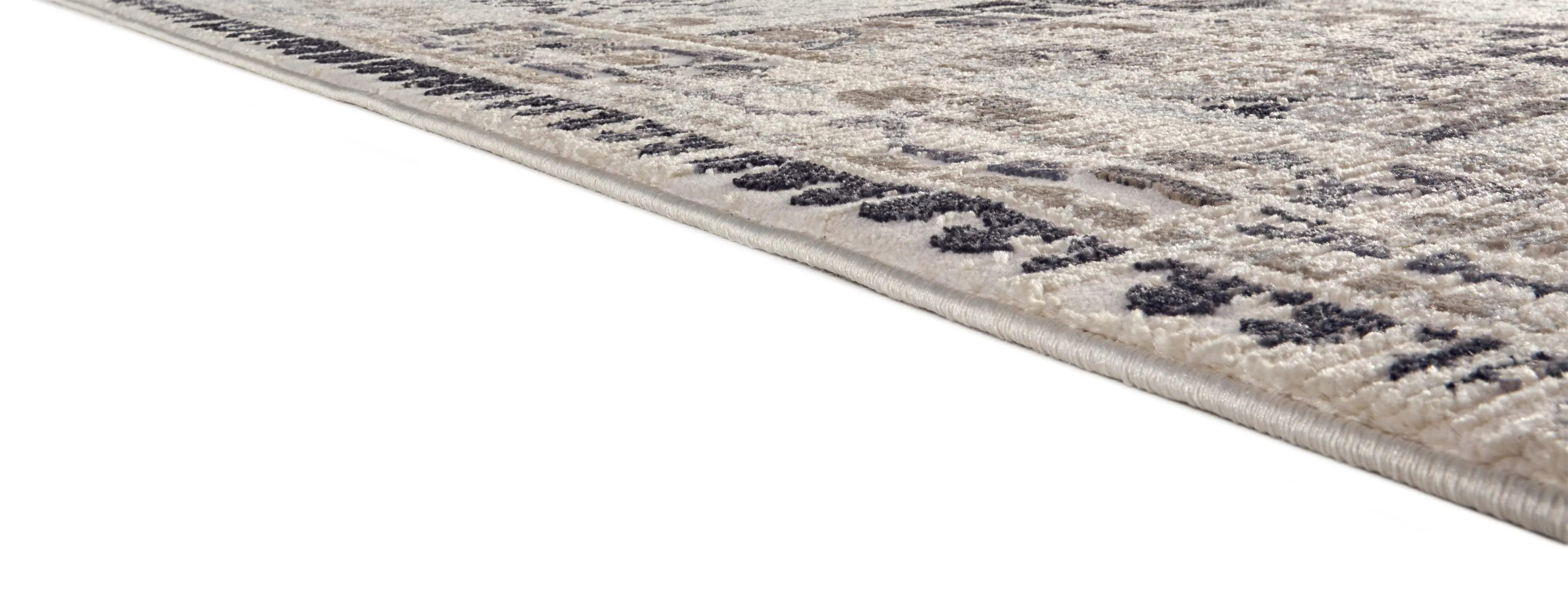 Feizy Kano 3874F Rug in Gray/Ivory - Image 7